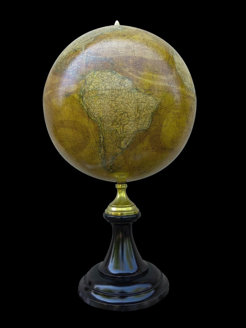 Large globe by Emile Bertaux, 50 cm diameter (1 of 5)