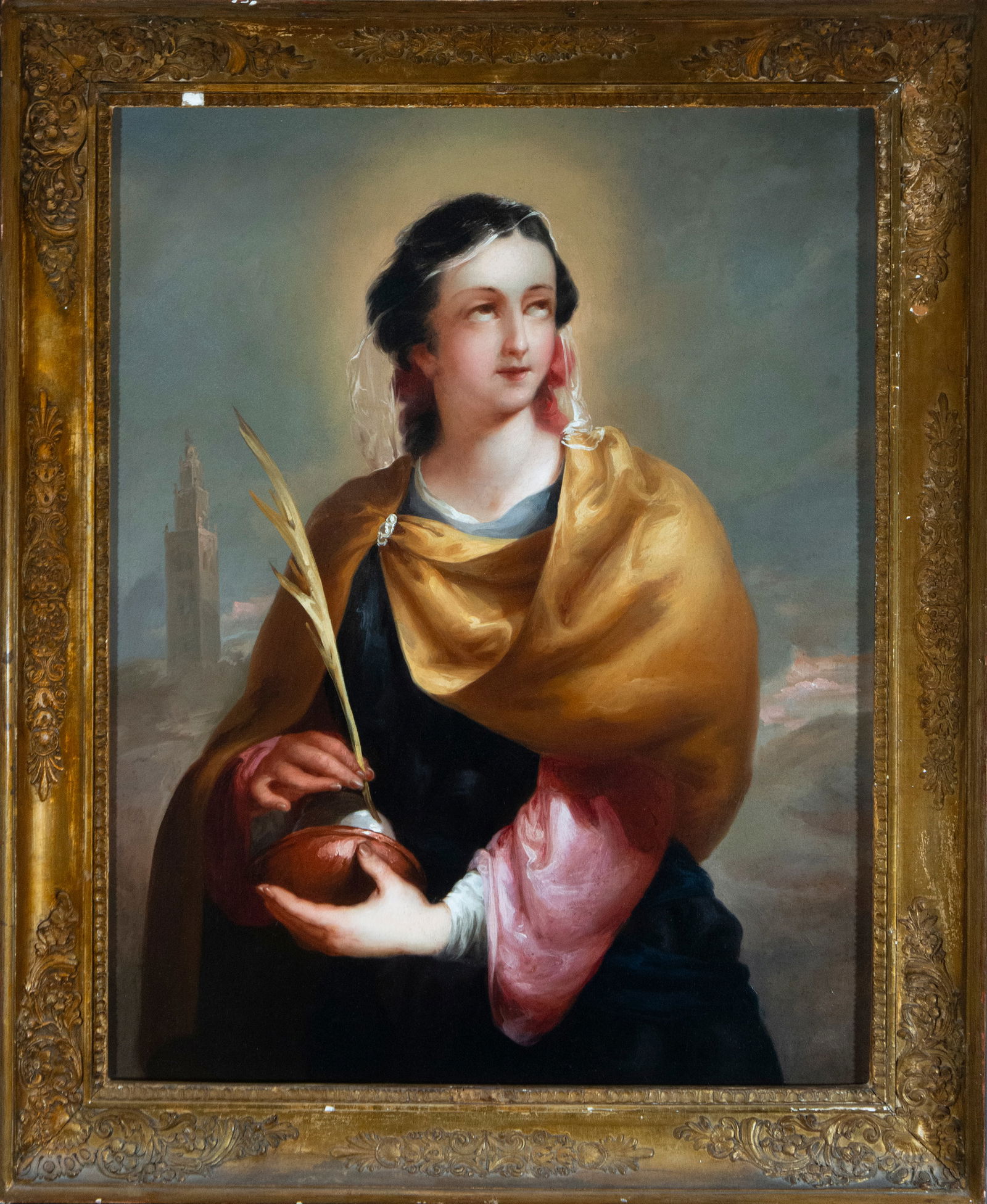 Saint Justa. Seville School. 18th century. (1 of 4)