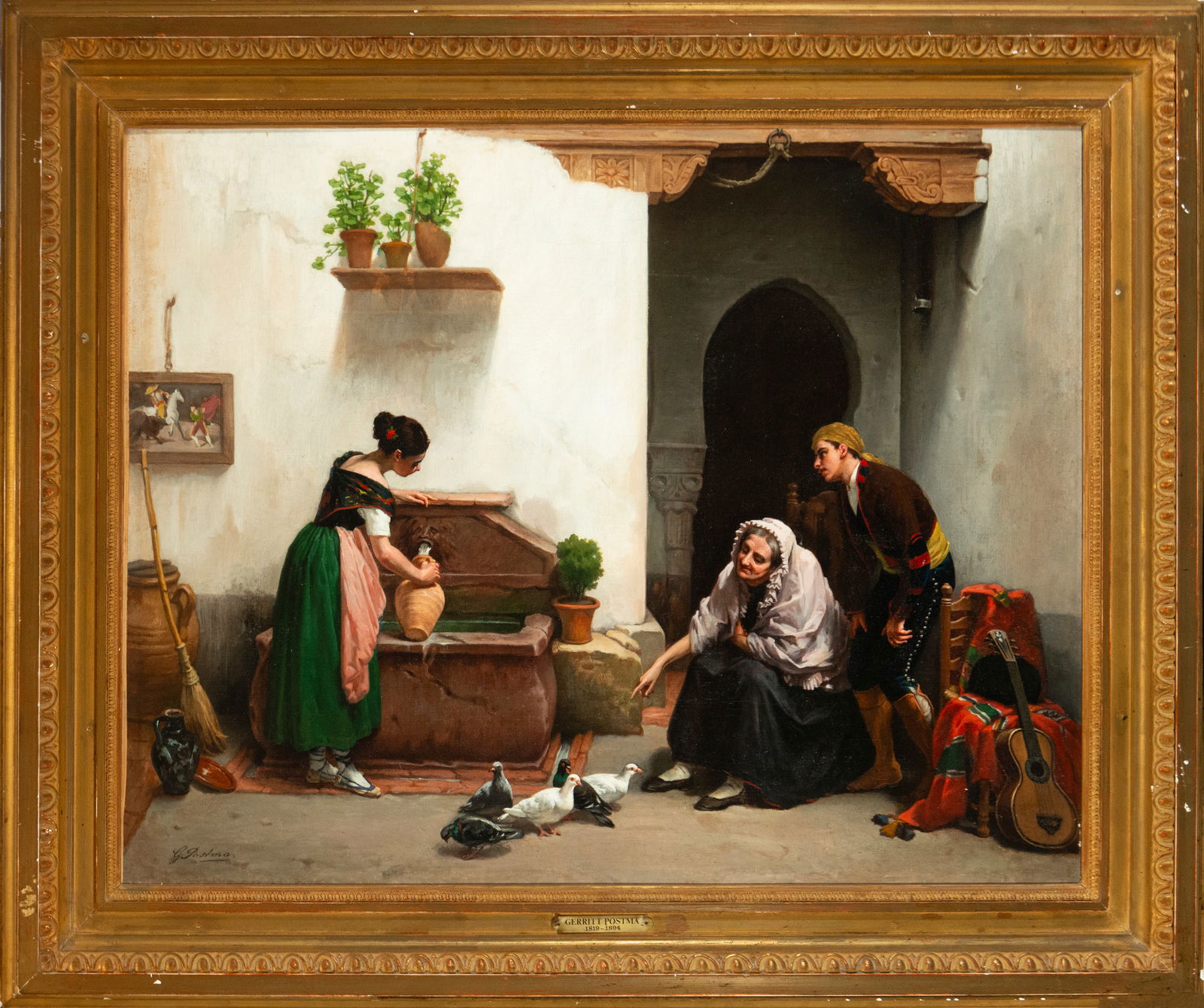 Gerrit Postma (Nes 1819-1894 Haarlem), 19th Century Dutch Romantic School (1 of 6)