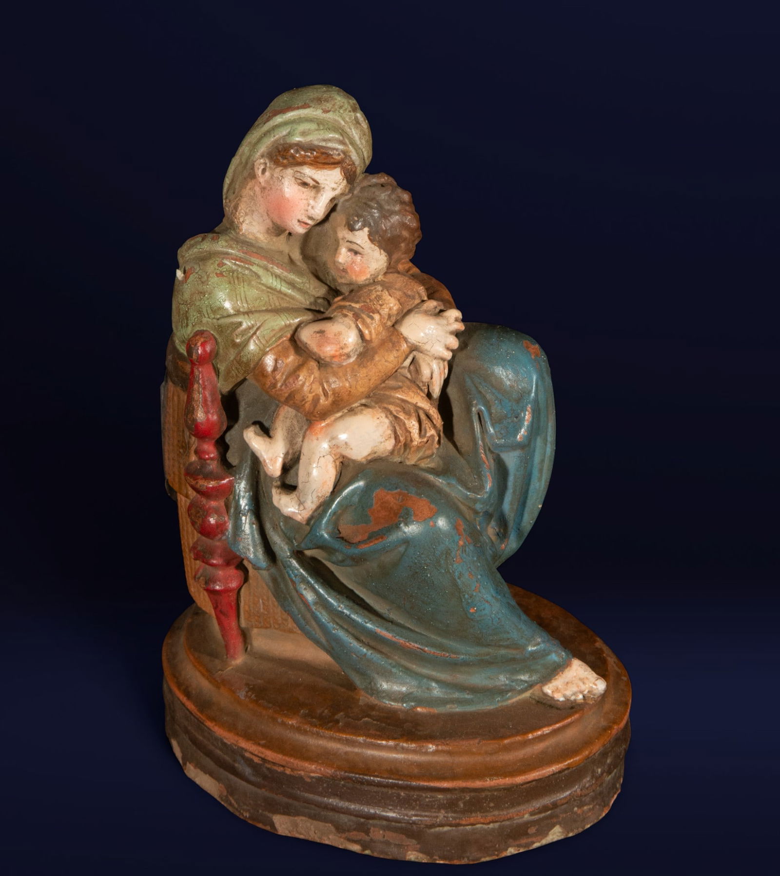 Virgin and Child. Spanish School. 19th–20th century. (1 of 4)