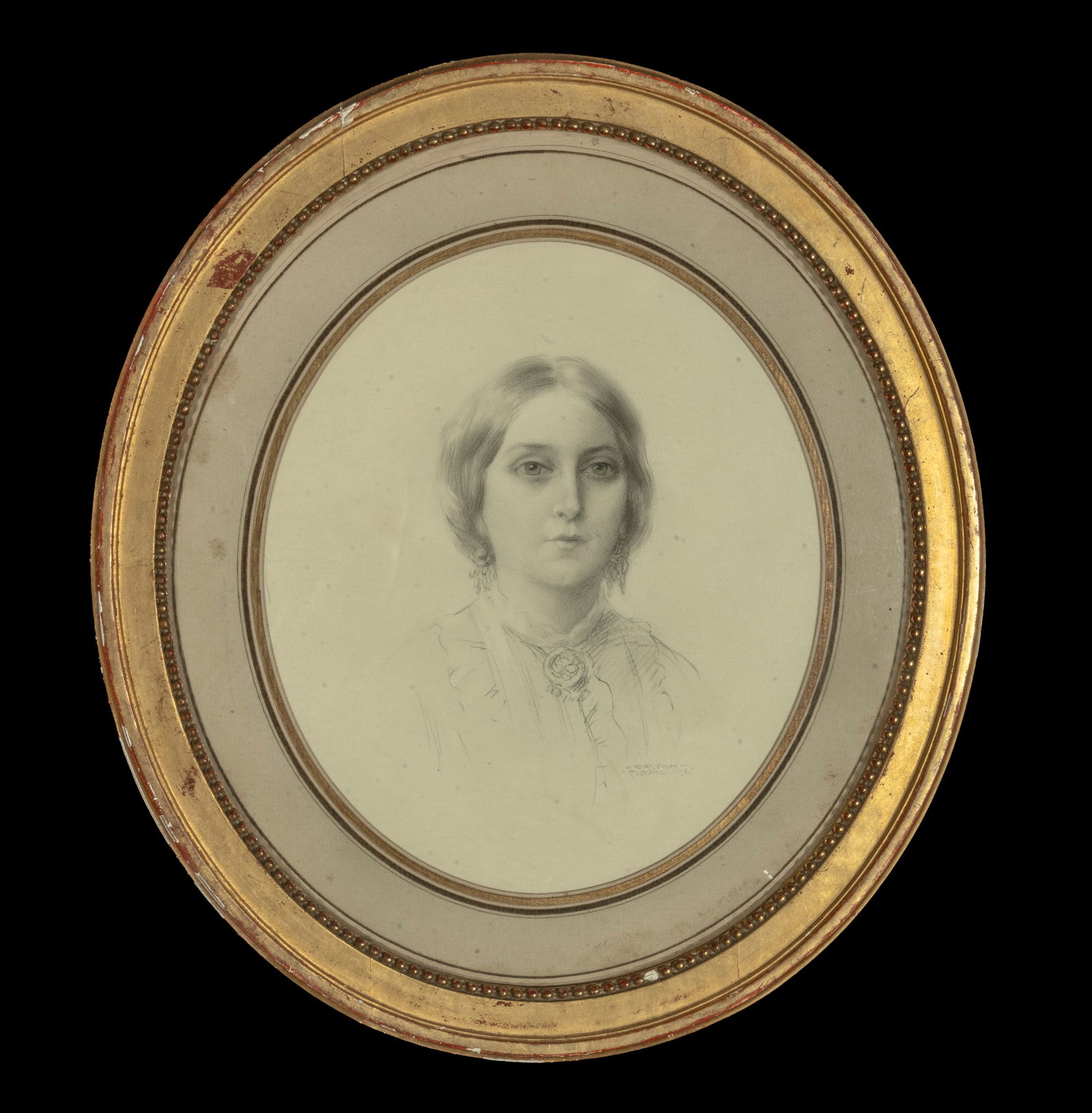 French School of the 19th Century - Portrait of a Woman (1 of 5)