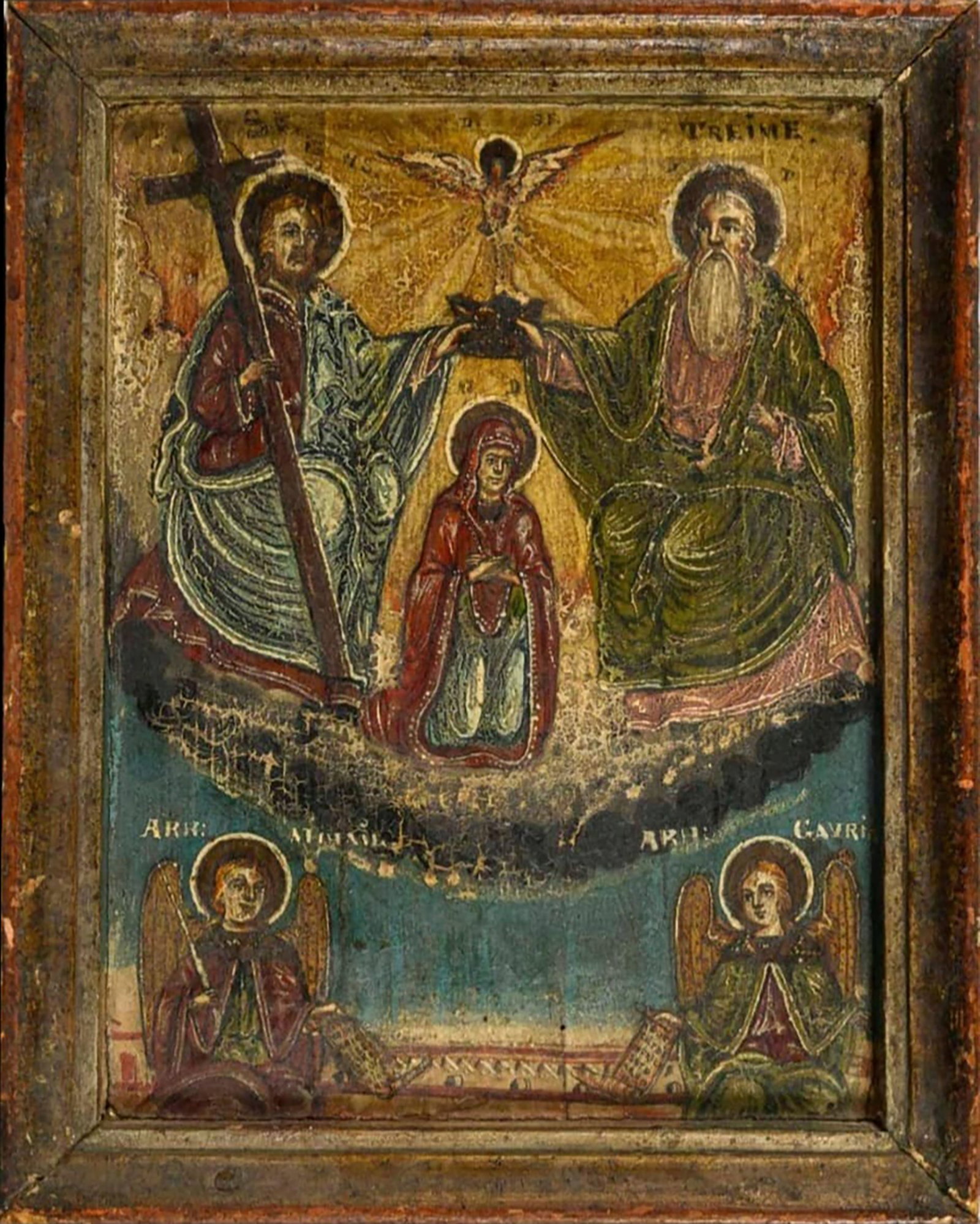 19th century Romanian Orthodox icon (1 of 5)