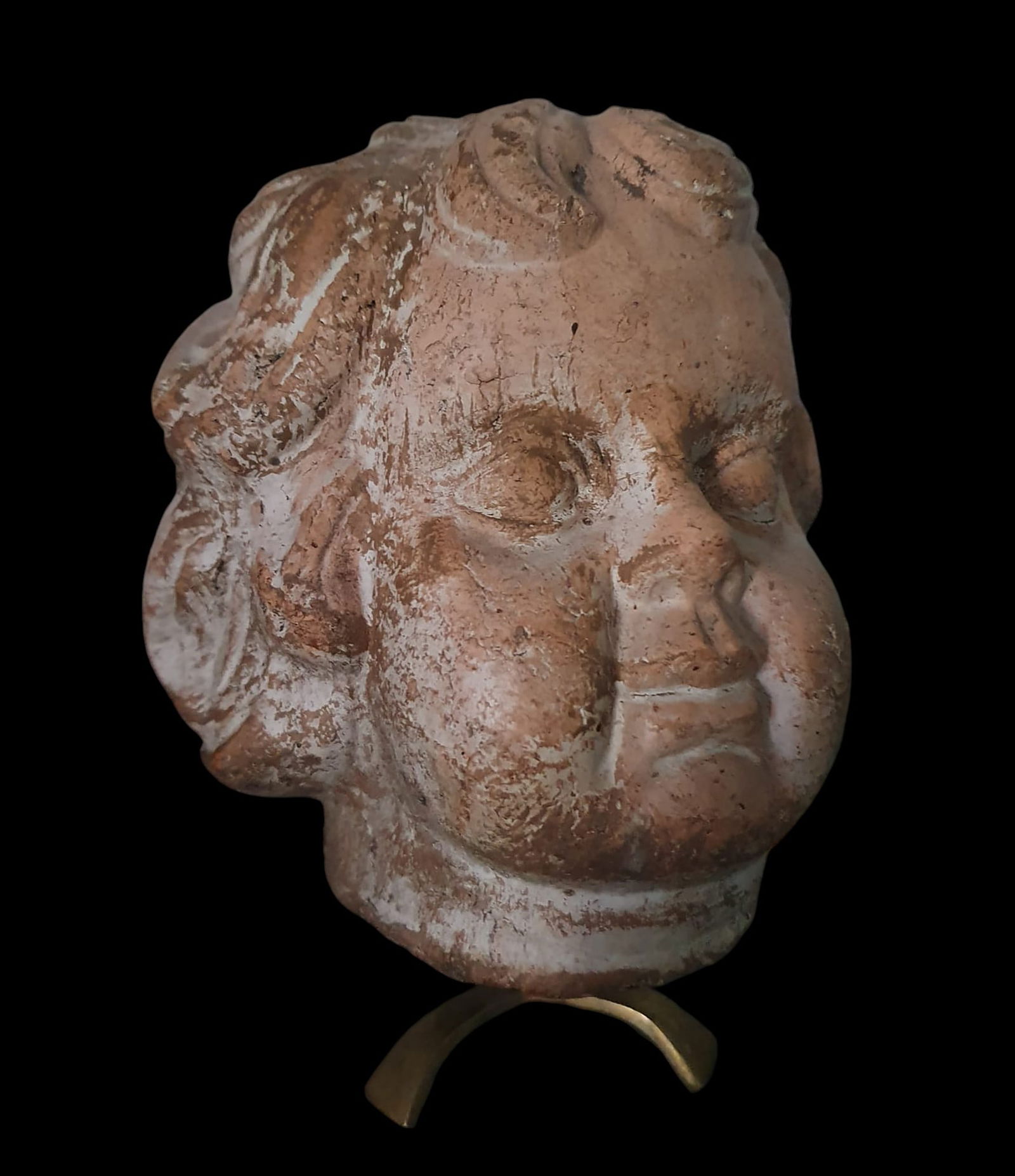 Decorative 18th century Italian Baroque angel head (1 of 3)