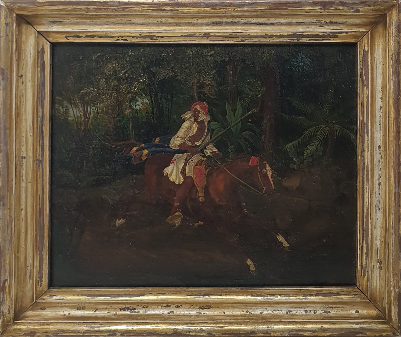 19th Century European Orientalist School - Oil on panel (1 of 5)