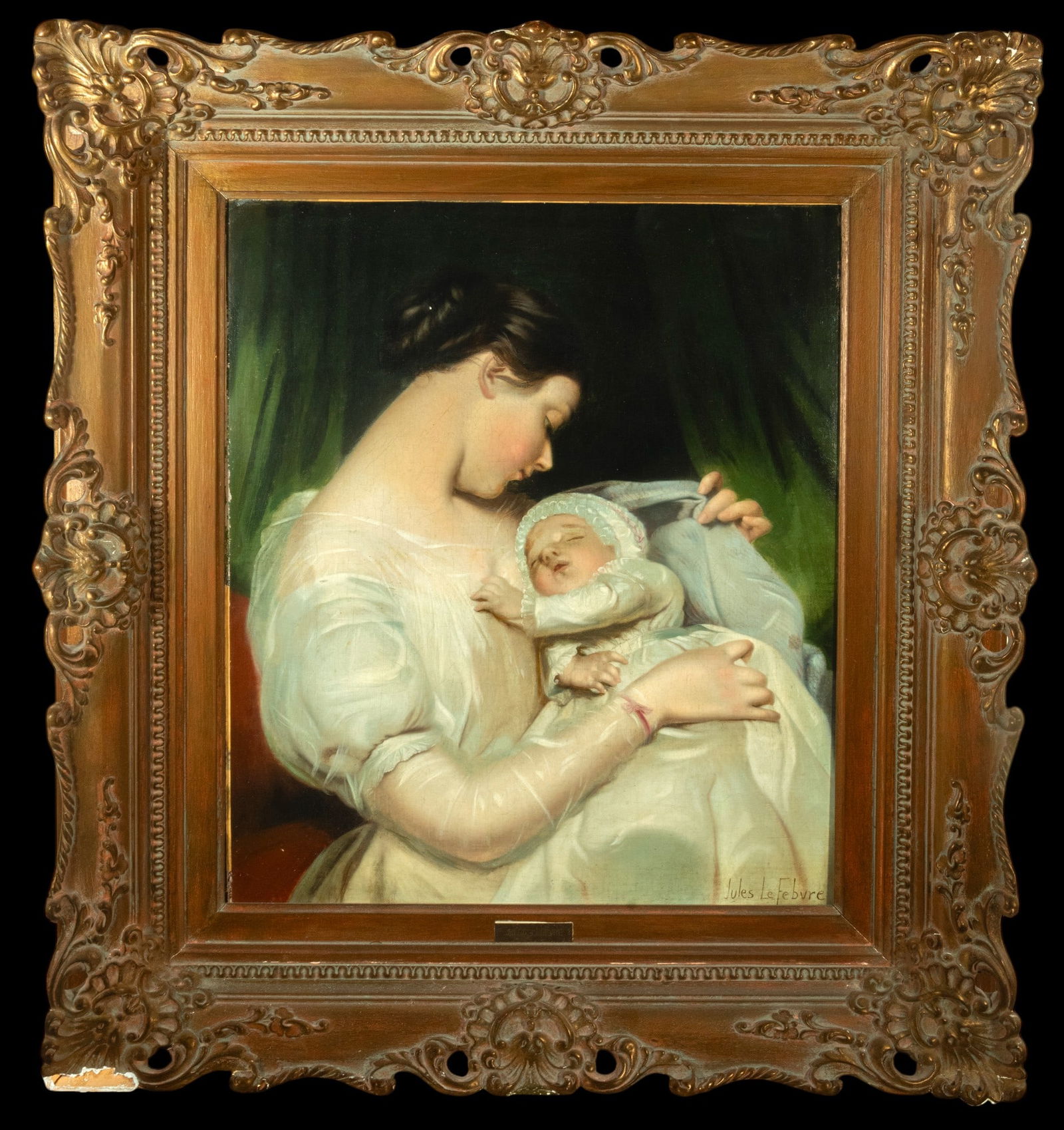 Jules Joseph Lefebvre (1836-1911) - Mother with her son (1 of 7)
