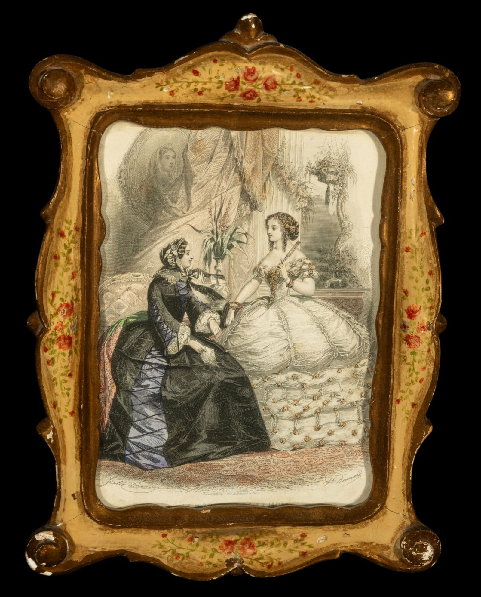 19th century Italian frame in laca povera (1 of 4)