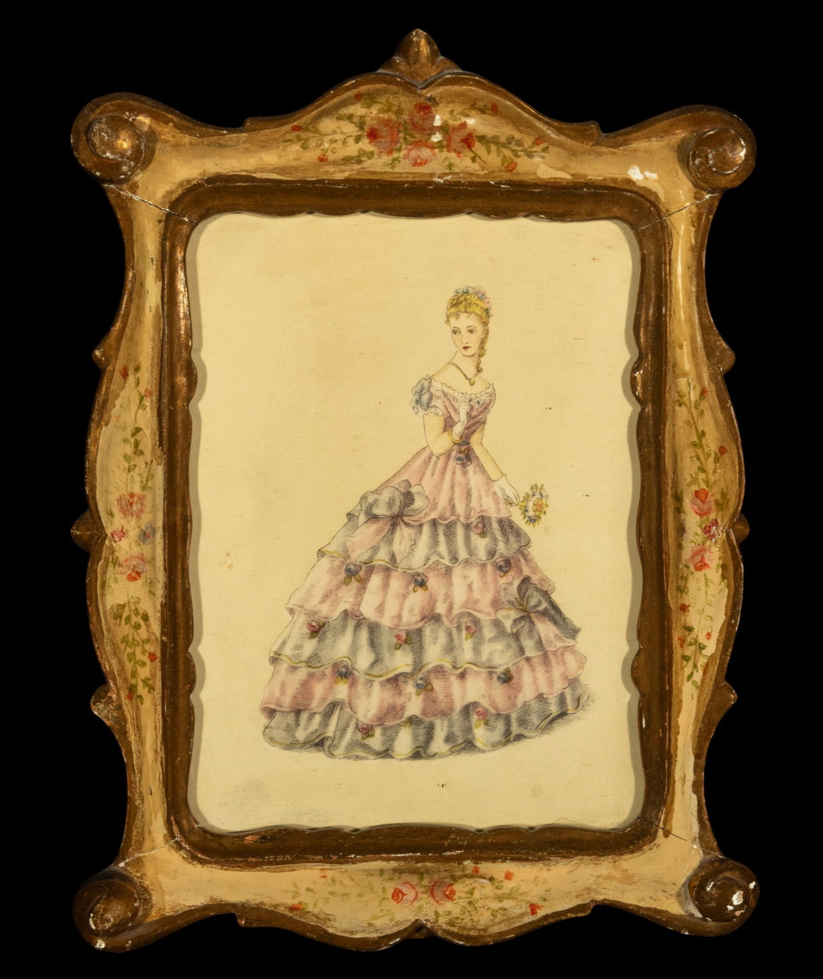 19th century Italian frame in laca povera (1 of 3)