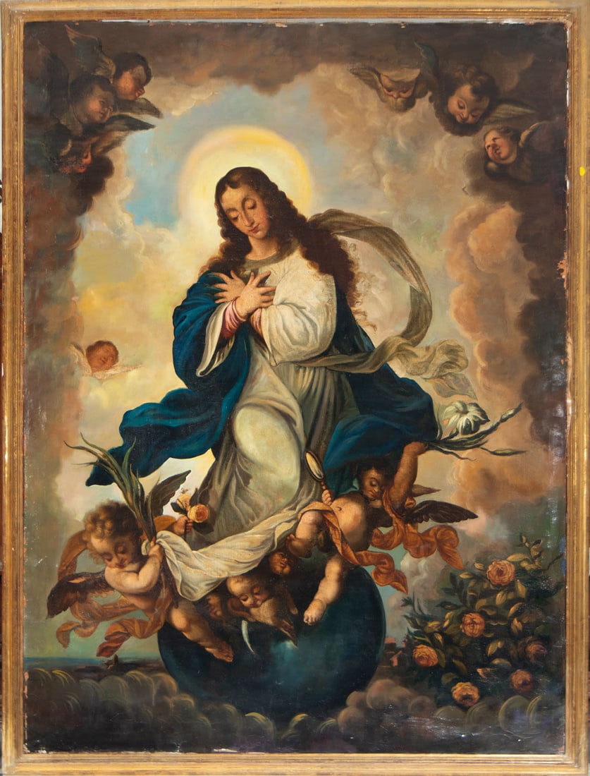 Immaculate Virgin, 18th century Italian school (1 of 9)