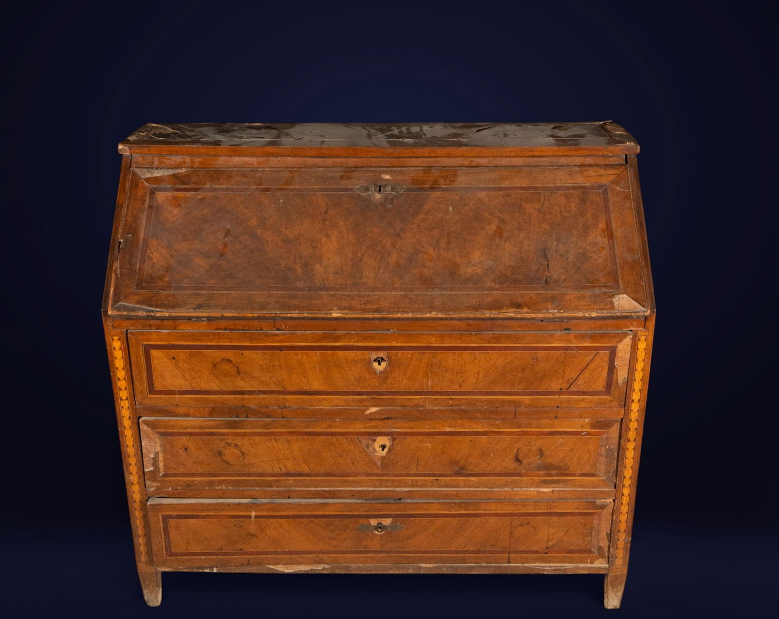 Charles IV Bureau for restoration. Spanish School. 18th century. (1 of 5)