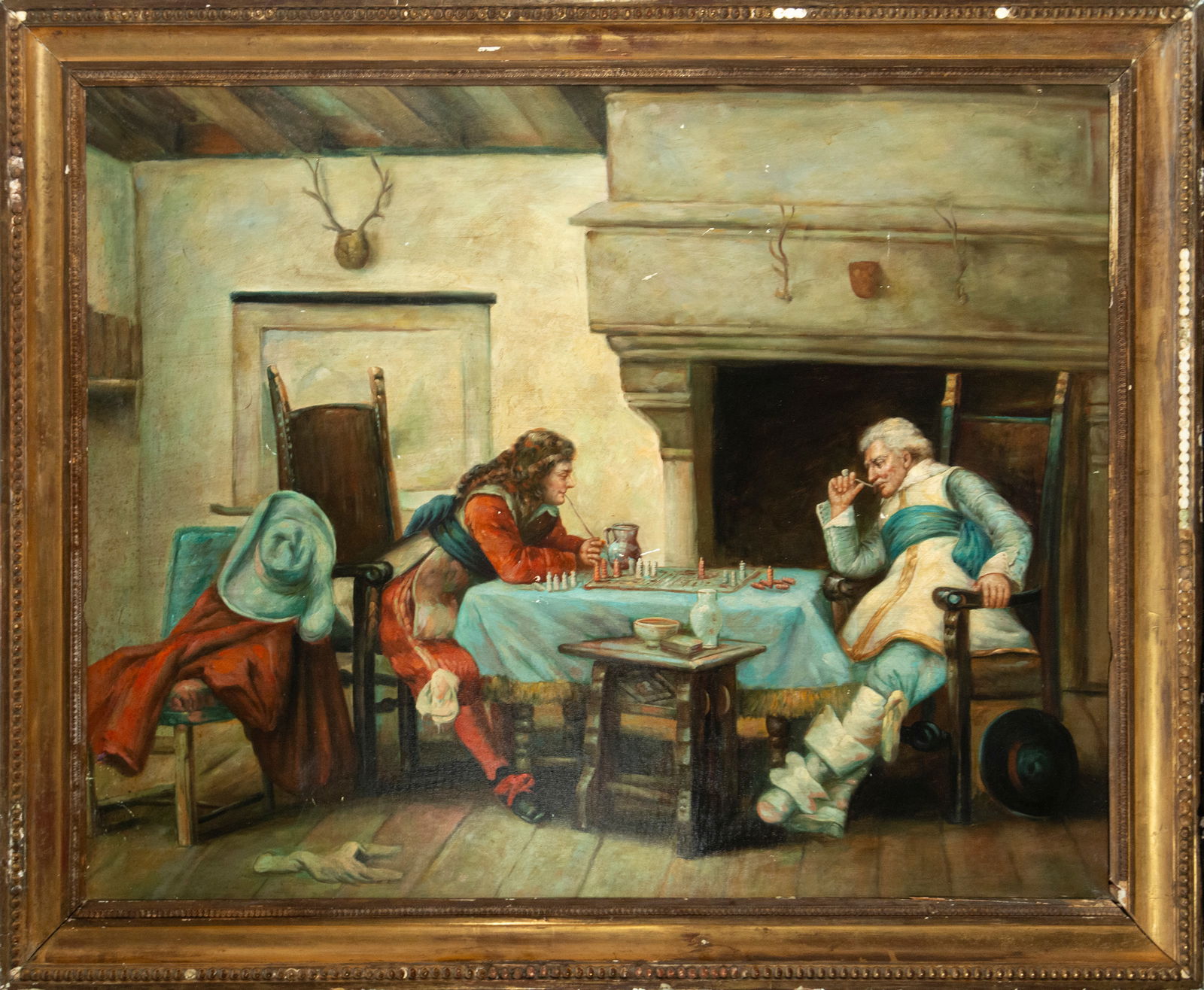 Chess game, European School. 19th century (1 of 6)