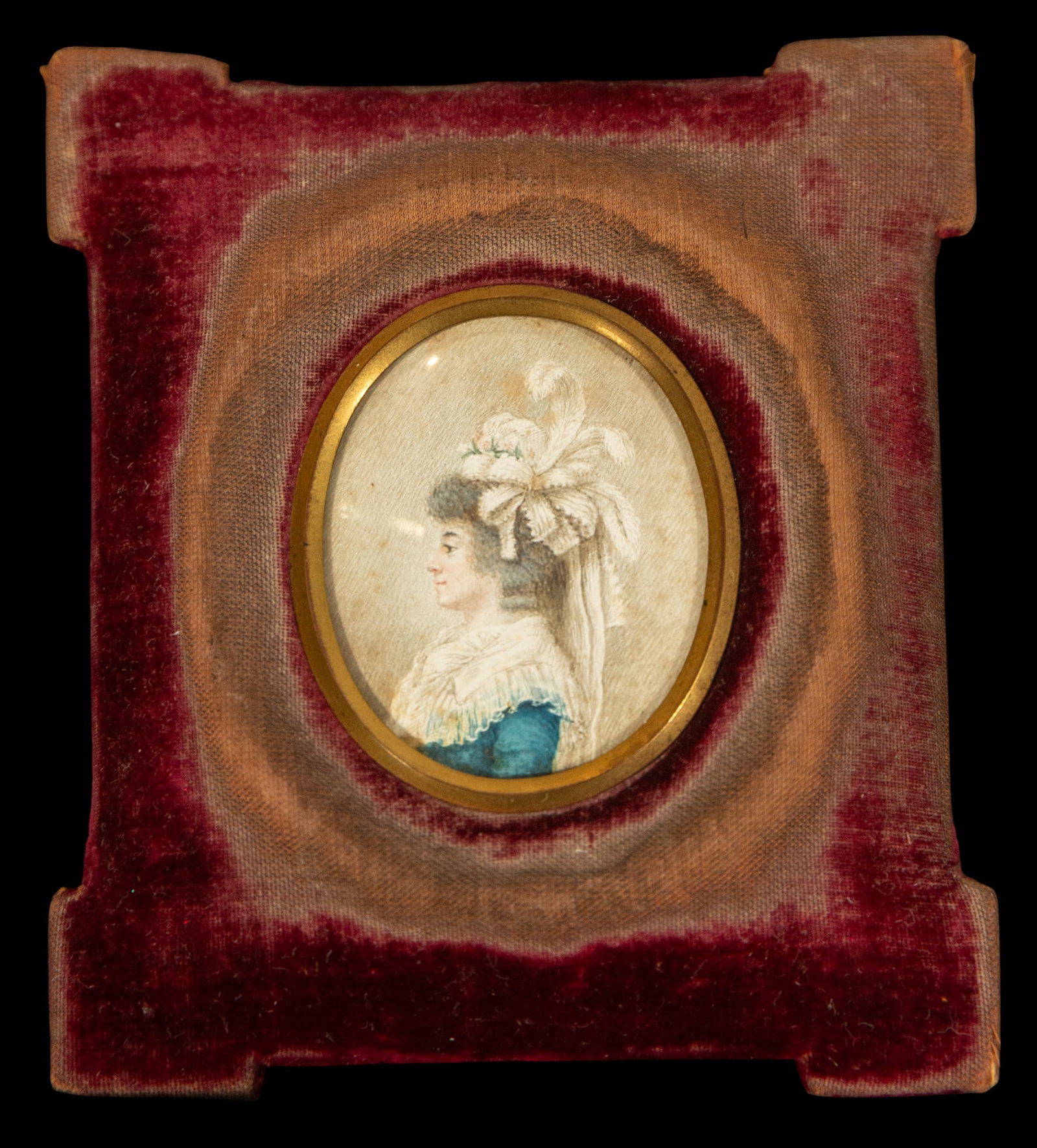 Miniature of a French Noble Lady from the 18th century (1 of 2)