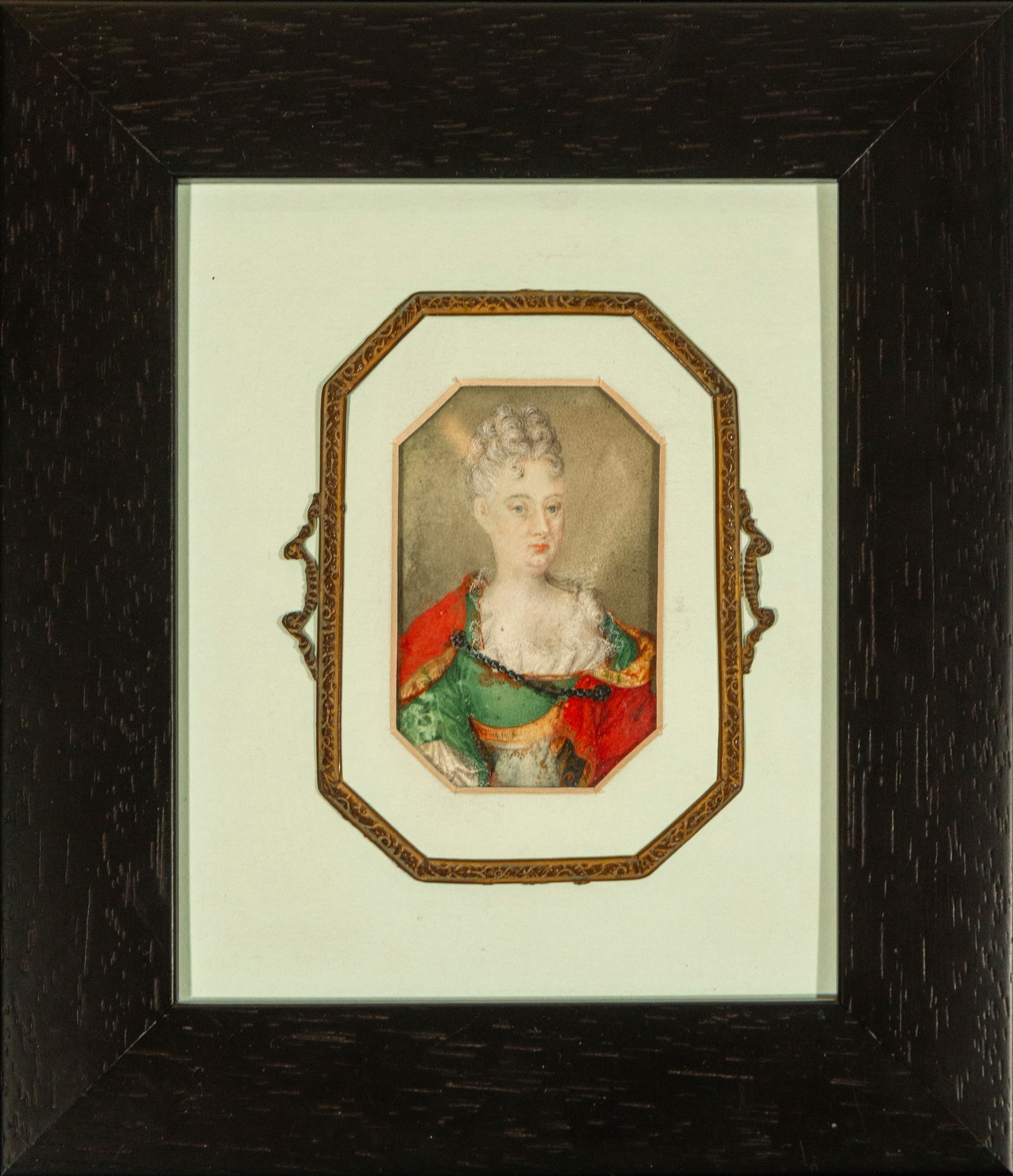 French miniature of Marie Antoinette from the late 19th century (1 of 3)