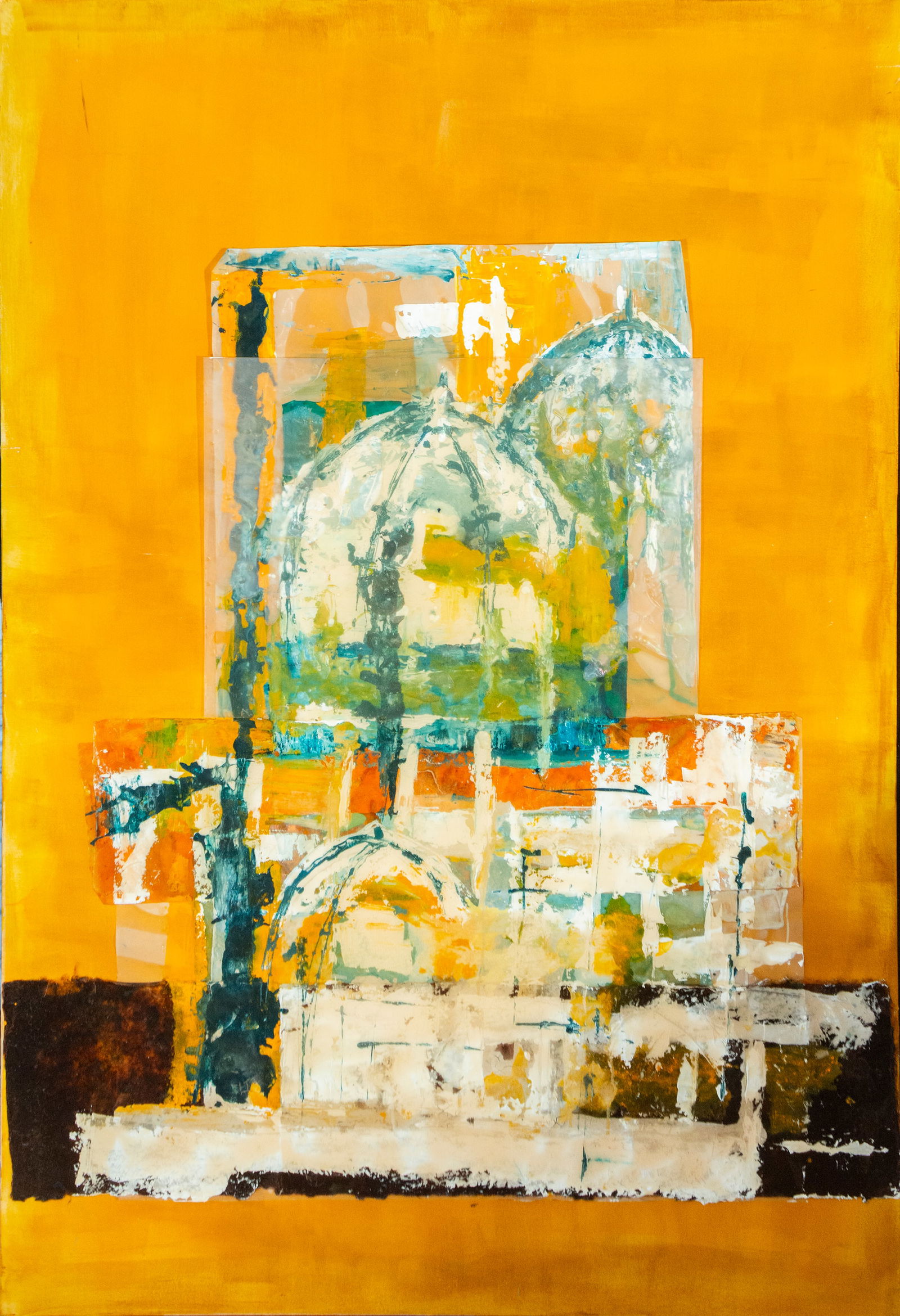 Abstract Composition, Villamedina, signed, 20th century, contemporary school (1 of 6)