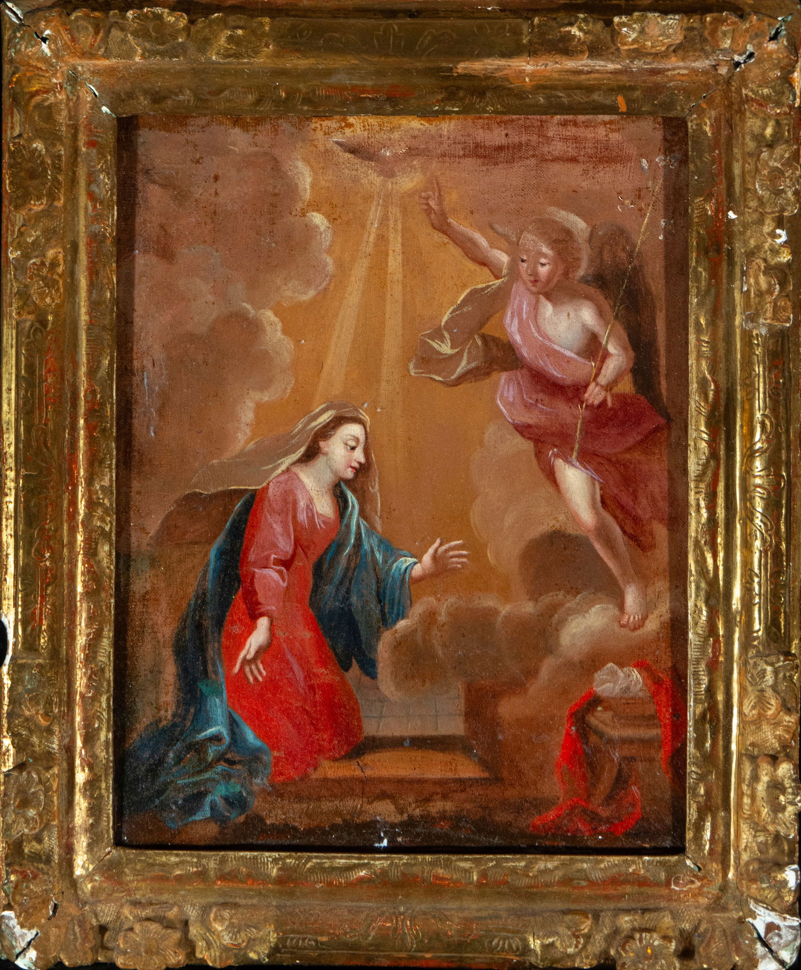 The Annunciation by the Angel Gabriel, 18th century Italian Roman school (1 of 5)