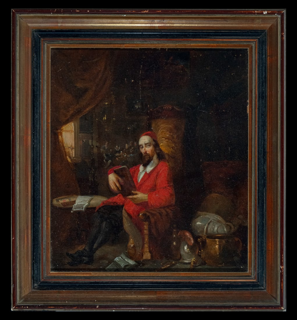 Portrait of Cardinal Richelieu, 19th century French school (1 of 6)