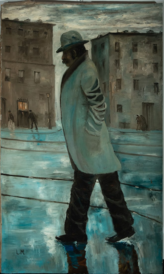 Walking Knight, European post-impressionist school of the early 20th century (1 of 5)