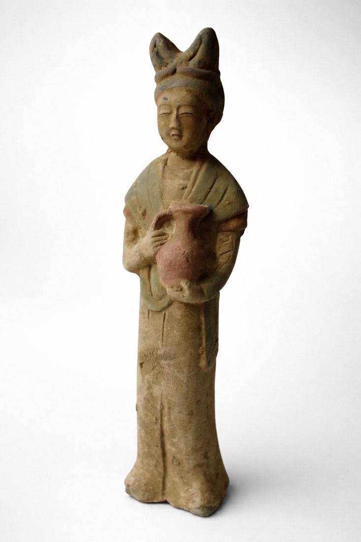 Funerary Mingqi of a court lady, China, Tang Dynasty, 7th–10th century (1 of 2)