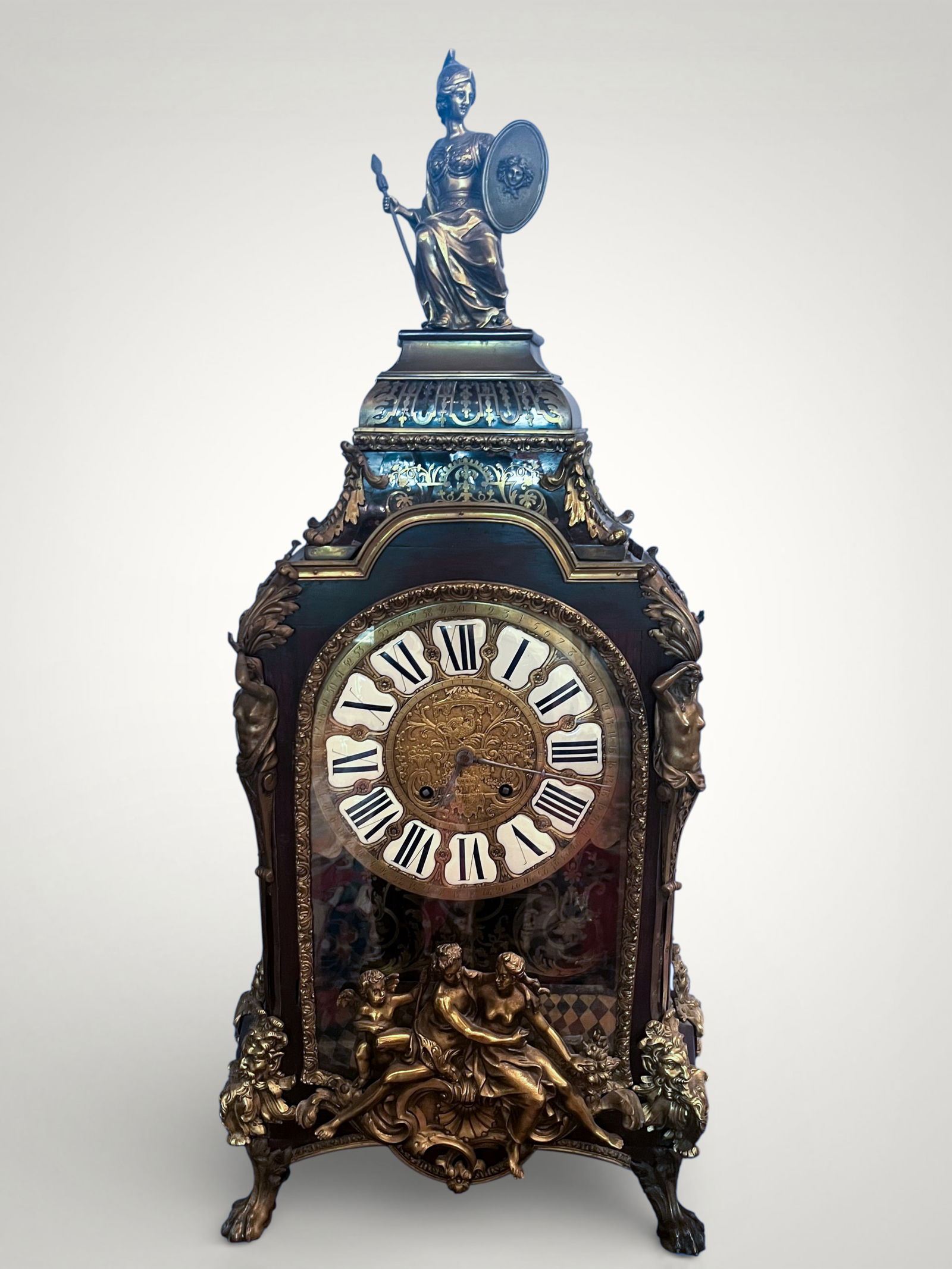 Louis XV style clock, French School, 19th century (1 of 1)