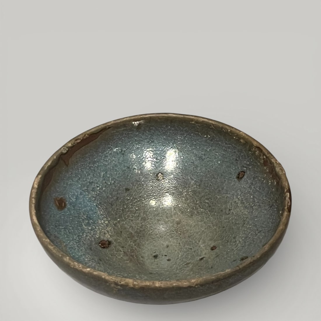 Jun Yao cup, Lianzi type, Chinese production, Yuan Dynasty, 13th-14th century (1 of 4)