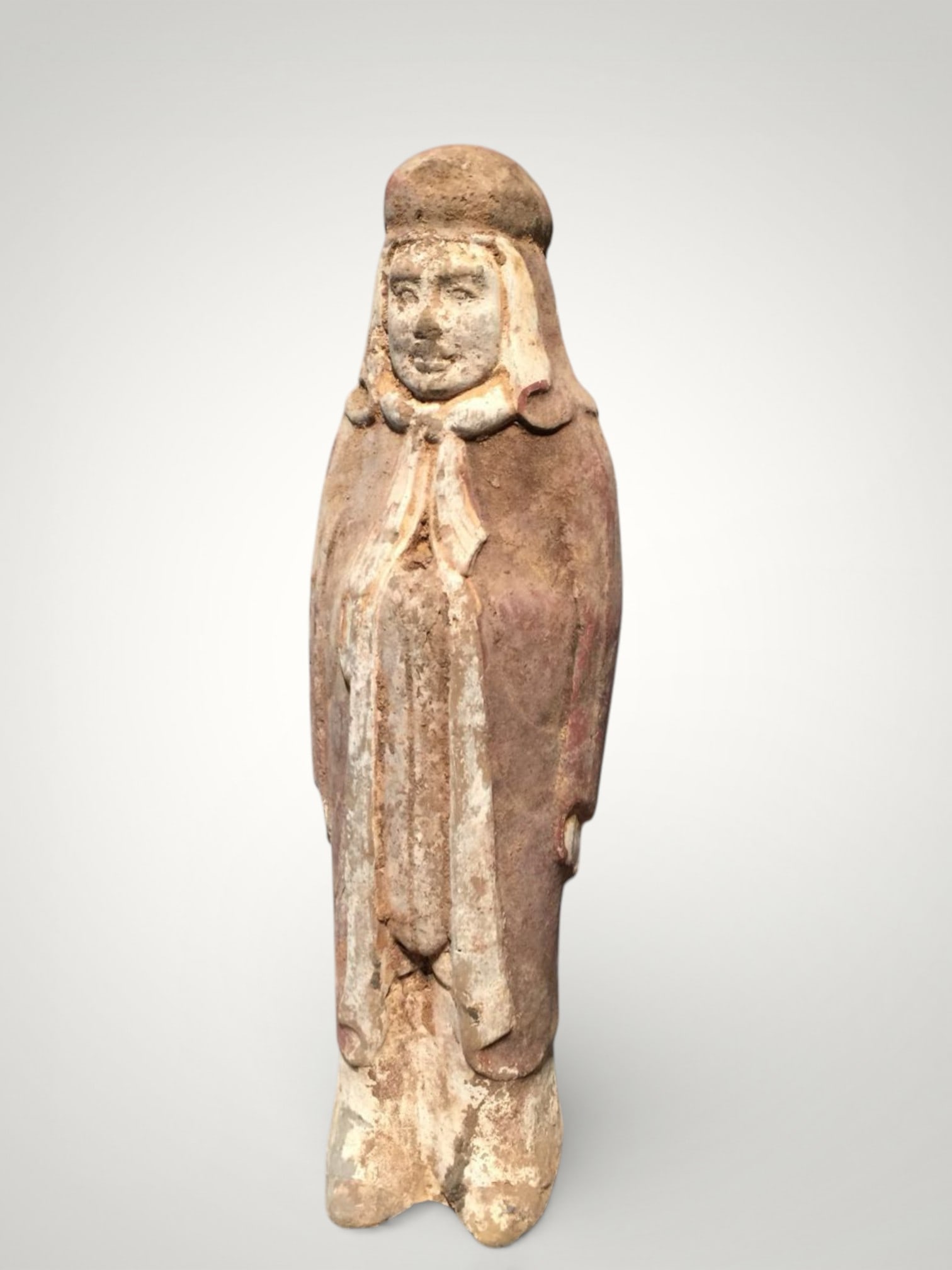 Standing dignitary, China, Wei Dynasty, 5th century (1 of 4)