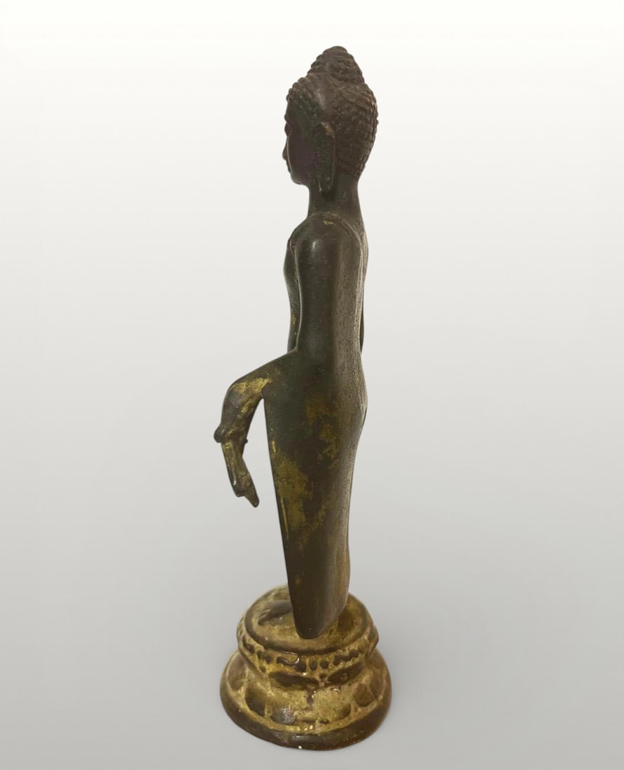 Standing Buddha, Central Java, Sailendra School, 9th Century - 2