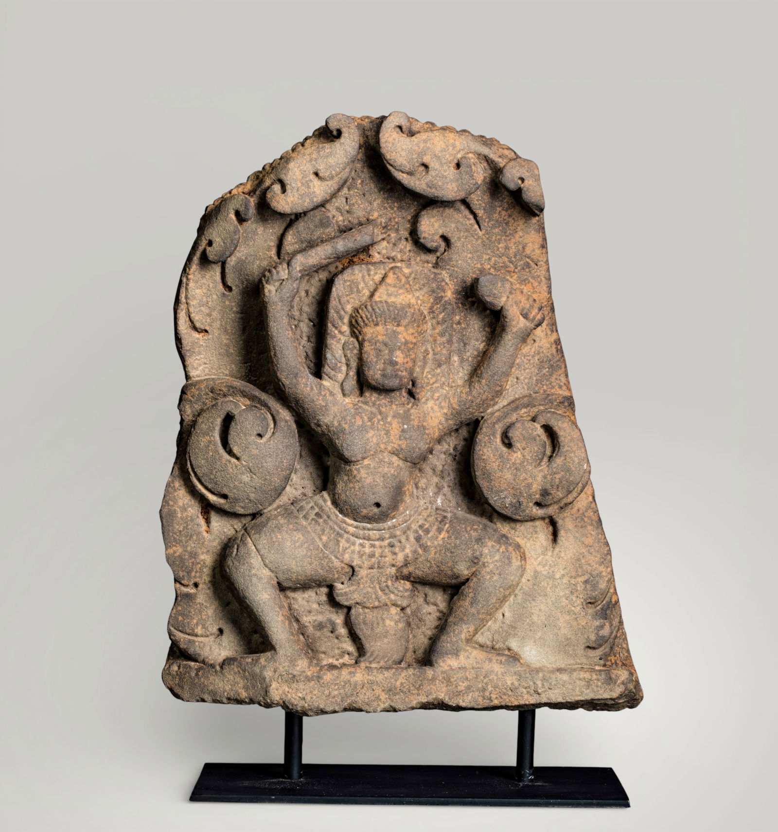 Dancing Gandharva, Cambodia, Khmer Art, 12th–13th Centuries (1 of 2)