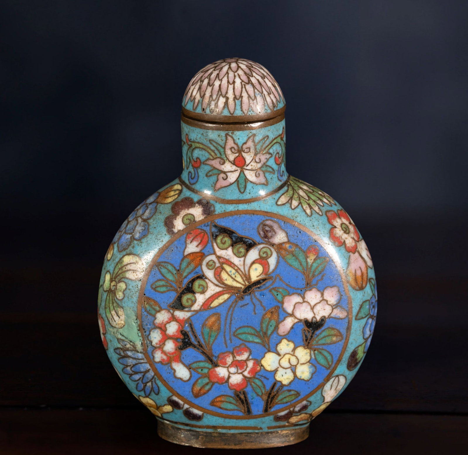 Exquisite 19th-century Chinese cloisonné snuffbox (1 of 3)