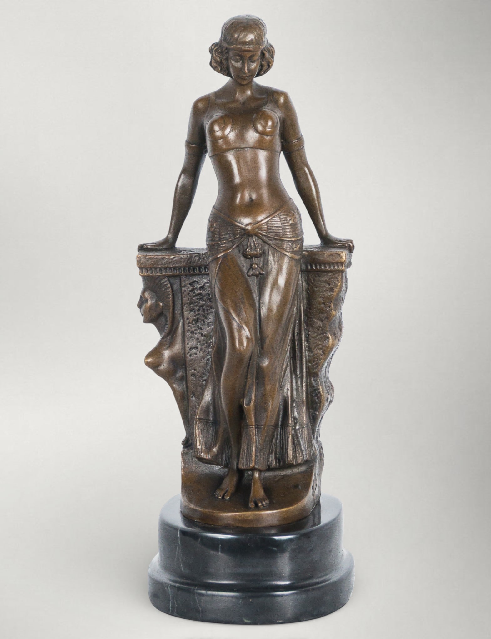 Odalisque, After Art Deco models, European School, 20th Century, Signed (1 of 12)