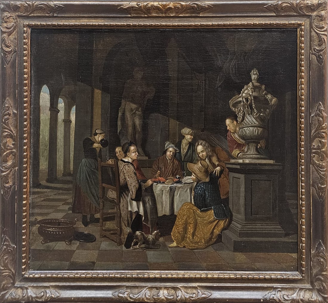 Important Palace Interior, Franco-Flemish Master of the 17th Century (1 of 8)