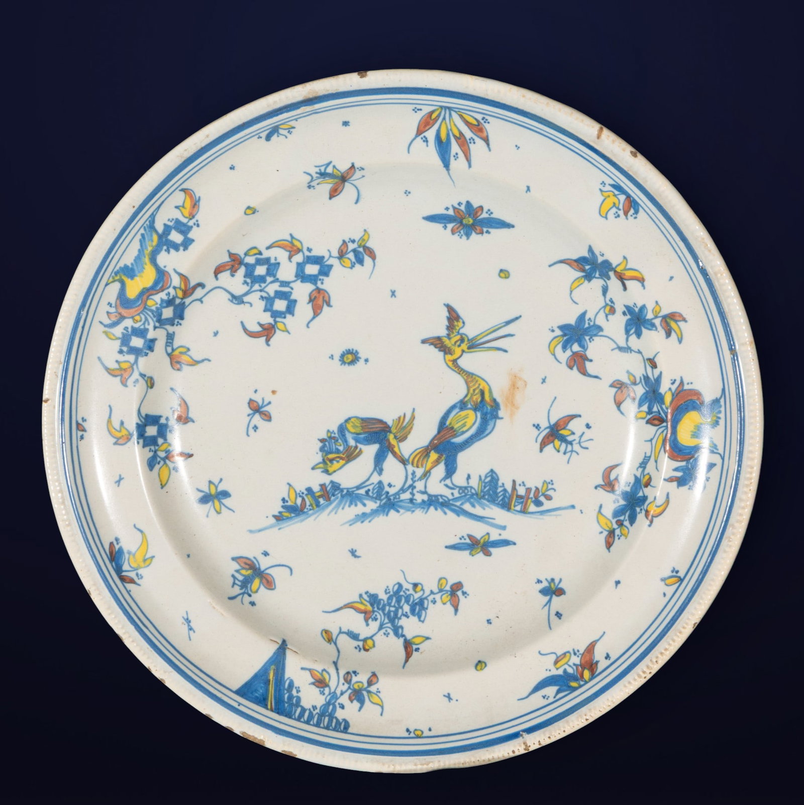 Alcora XVIII ceramic plate (1 of 6)