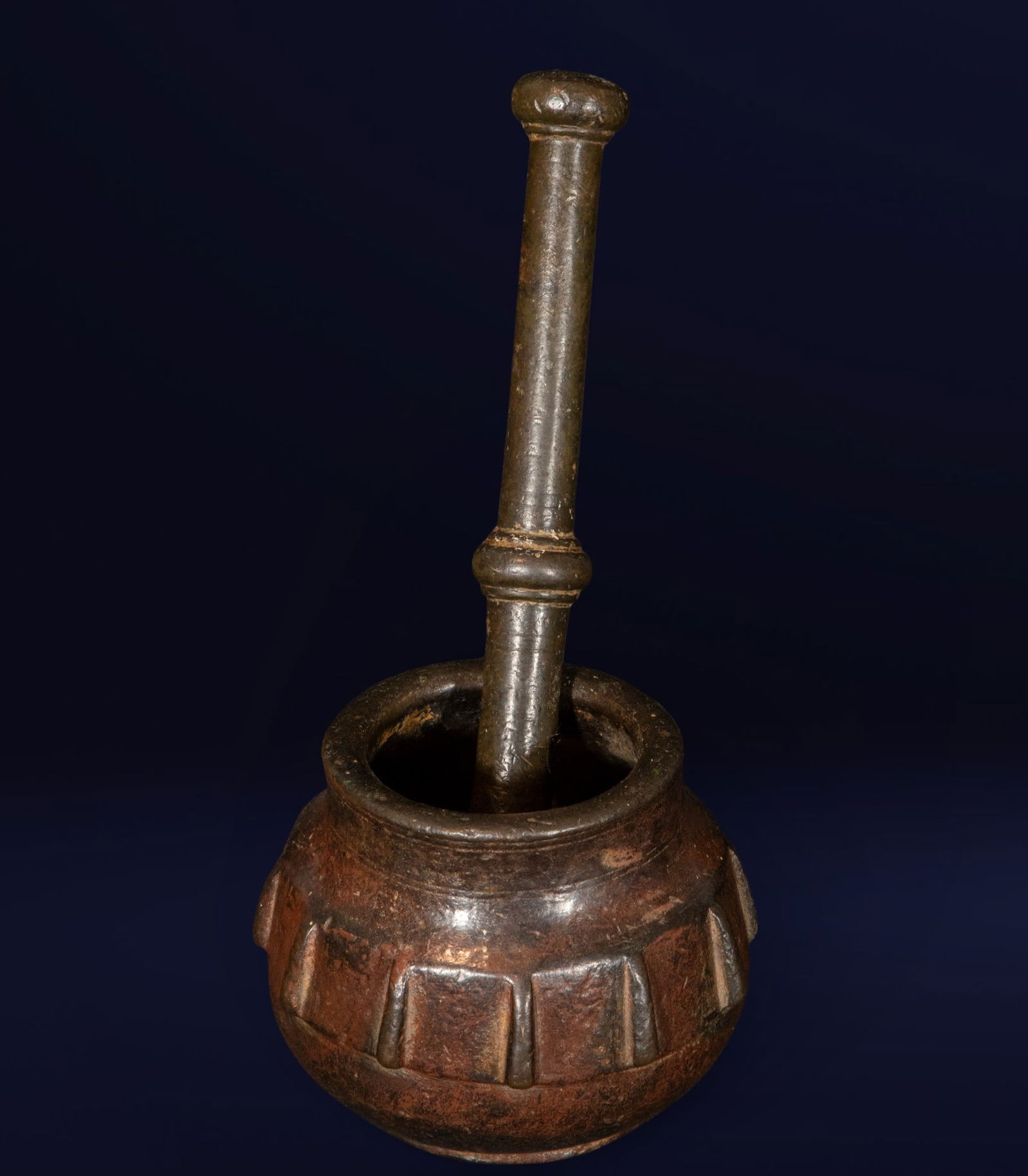 Very Rare 15th Century Gothic Ribbed Mortar (1 of 4)