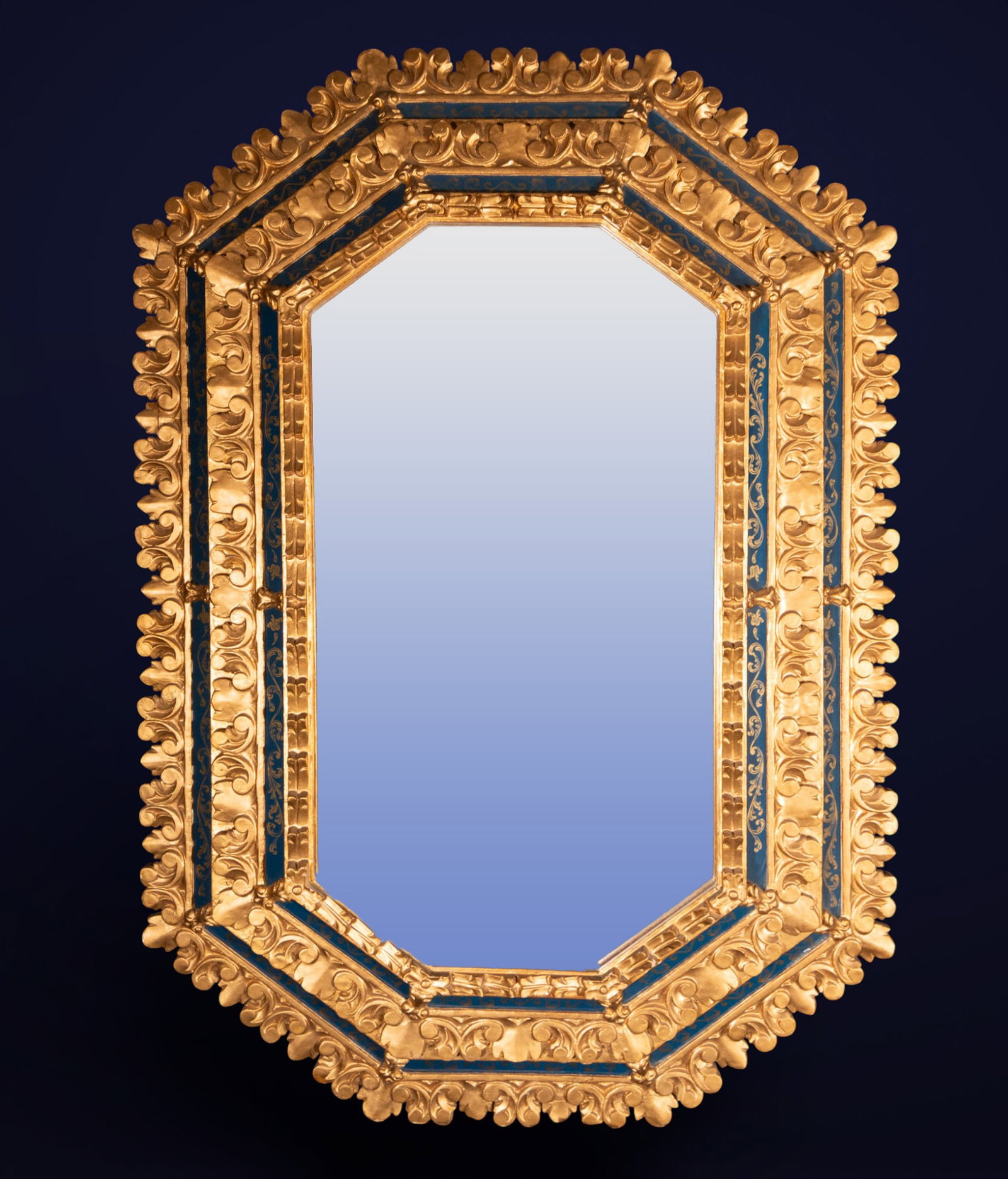 Baroque style mirror. 20th century (1 of 6)