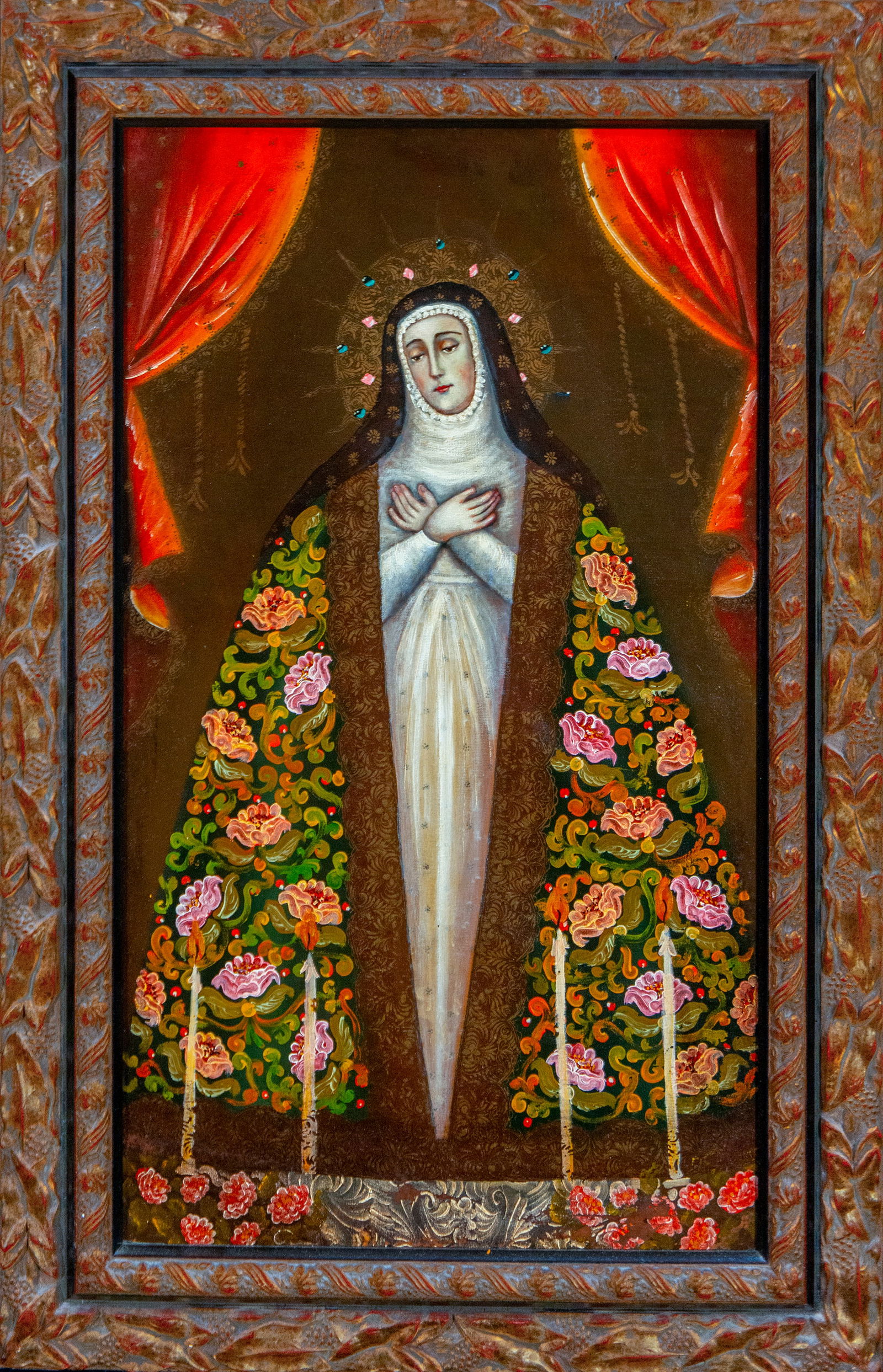 Virgin, colonial school, 19th - 20th century (1 of 6)