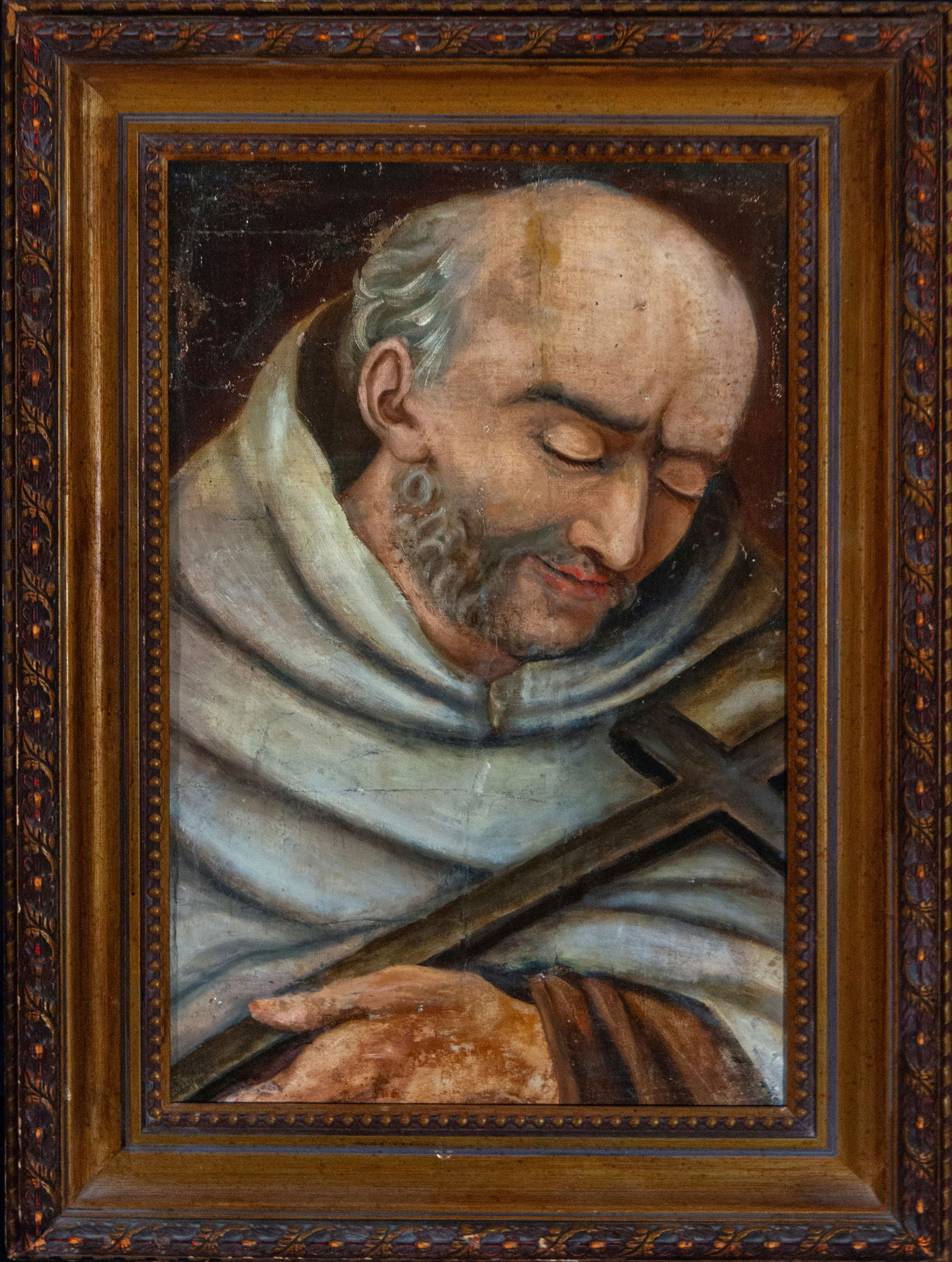 Friar with cross, 17th - 18th century (1 of 4)