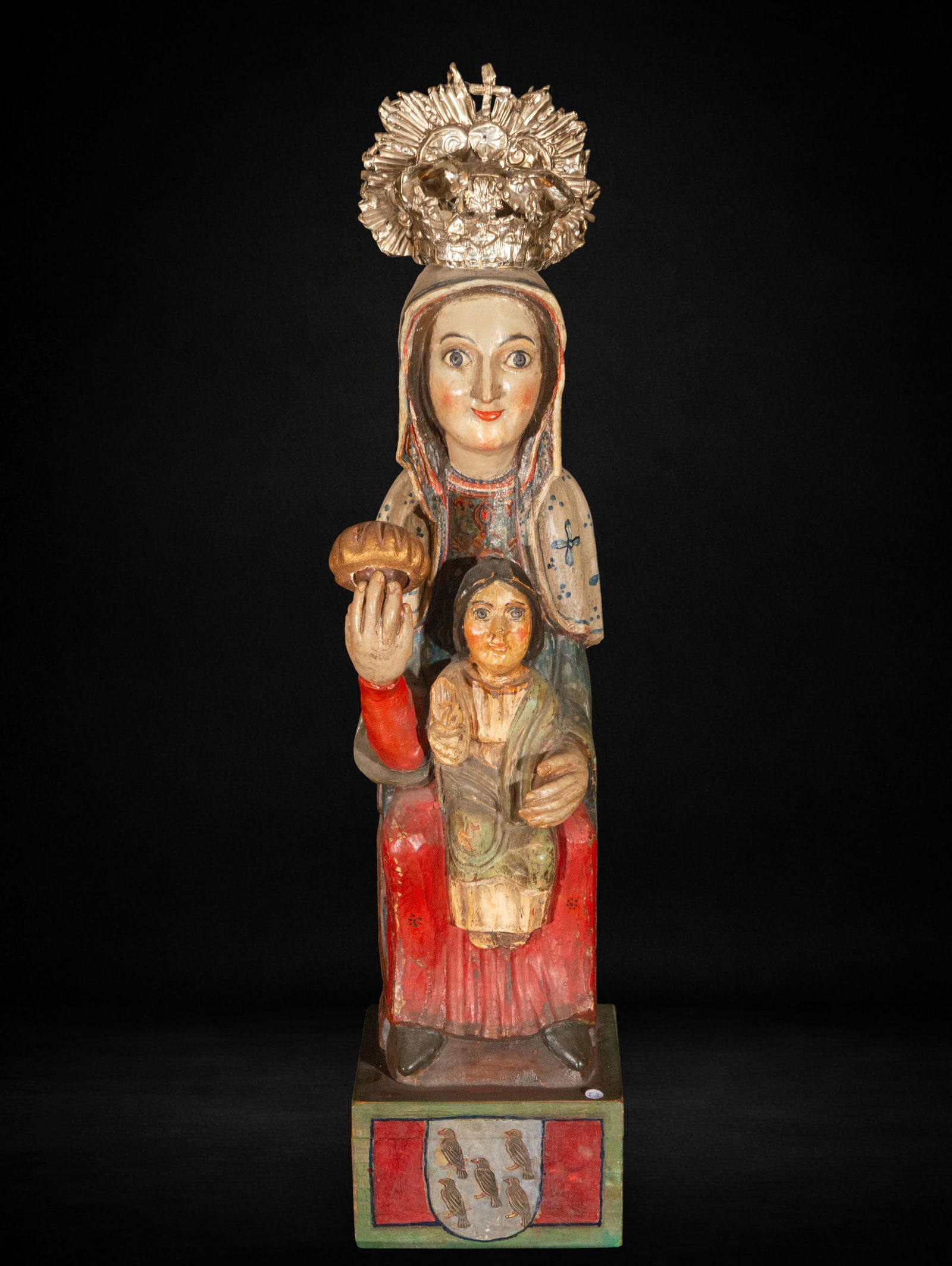 Seated Virgin and Child, Neo-Romanesque, First half of the 20th century (1 of 6)
