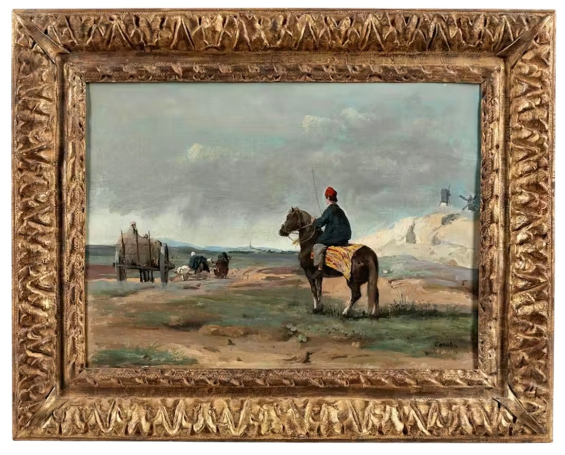 JEAN-BAPTISTE CAMILLE COROT (Paris, 1796 – Paris, 1875) - Le Fermier de Pithiviers (c.1840) (1 of 6)