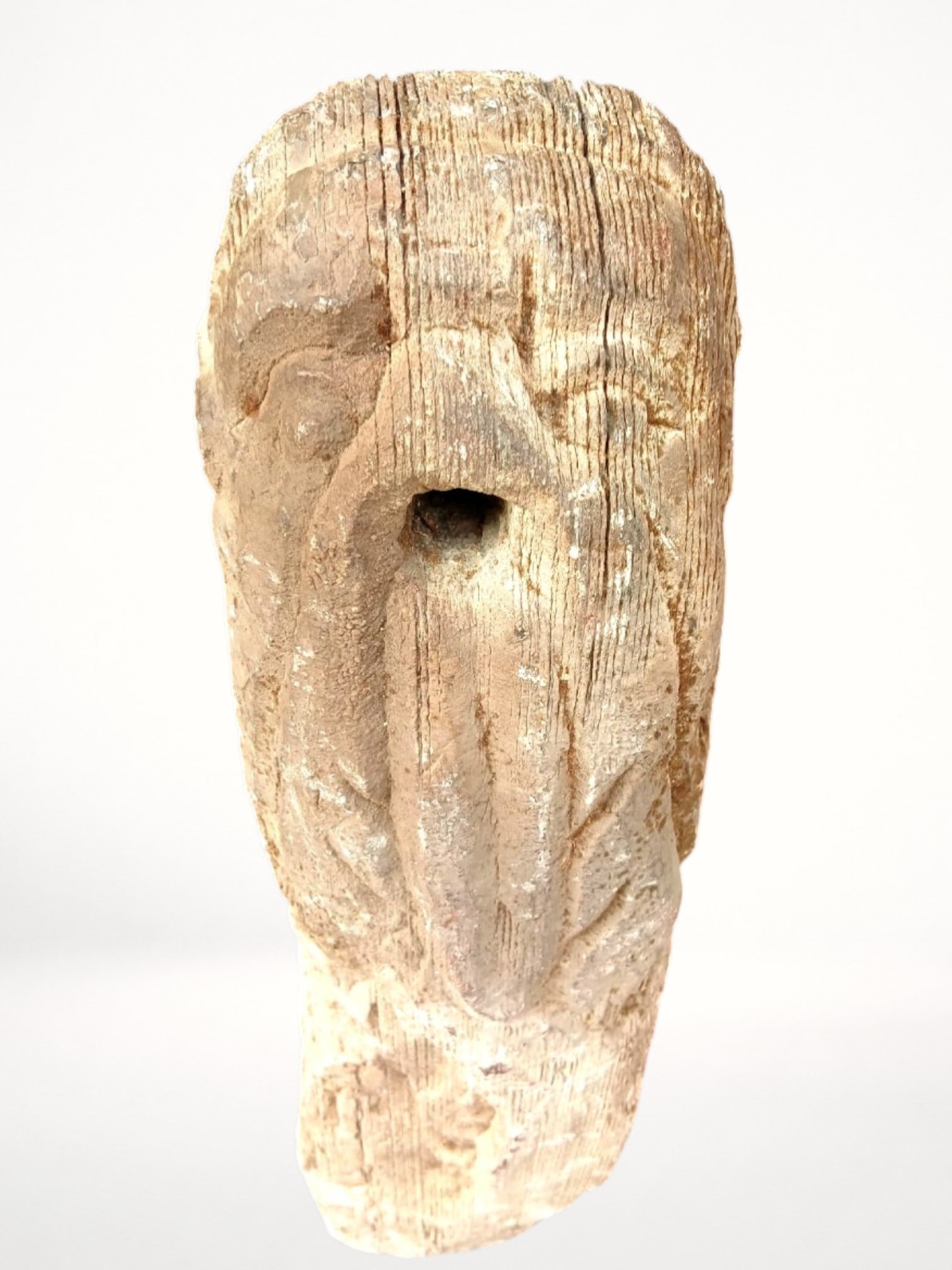 Byzantine fountain mouth (Sicily, 9th–11th centuries) - Anthropomorphic mask (1 of 4)