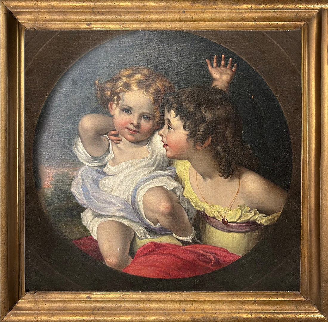 FOLLOWER OF SIR THOMAS LAWRENCE (Bristol, 1769 – London, 1830) - Sisters, 19th century (1 of 4)