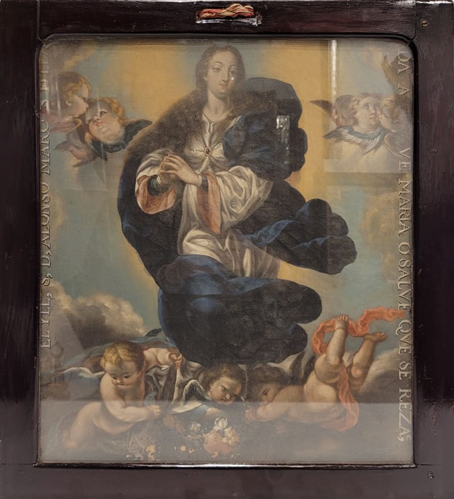 IMMACULATE CONCEPTION. ALONSO DE QUINTANILLA, SCHOOL OF CUELLAR, BAROQUE, 18TH CENTURY – CUELLAR, (1 of 2)
