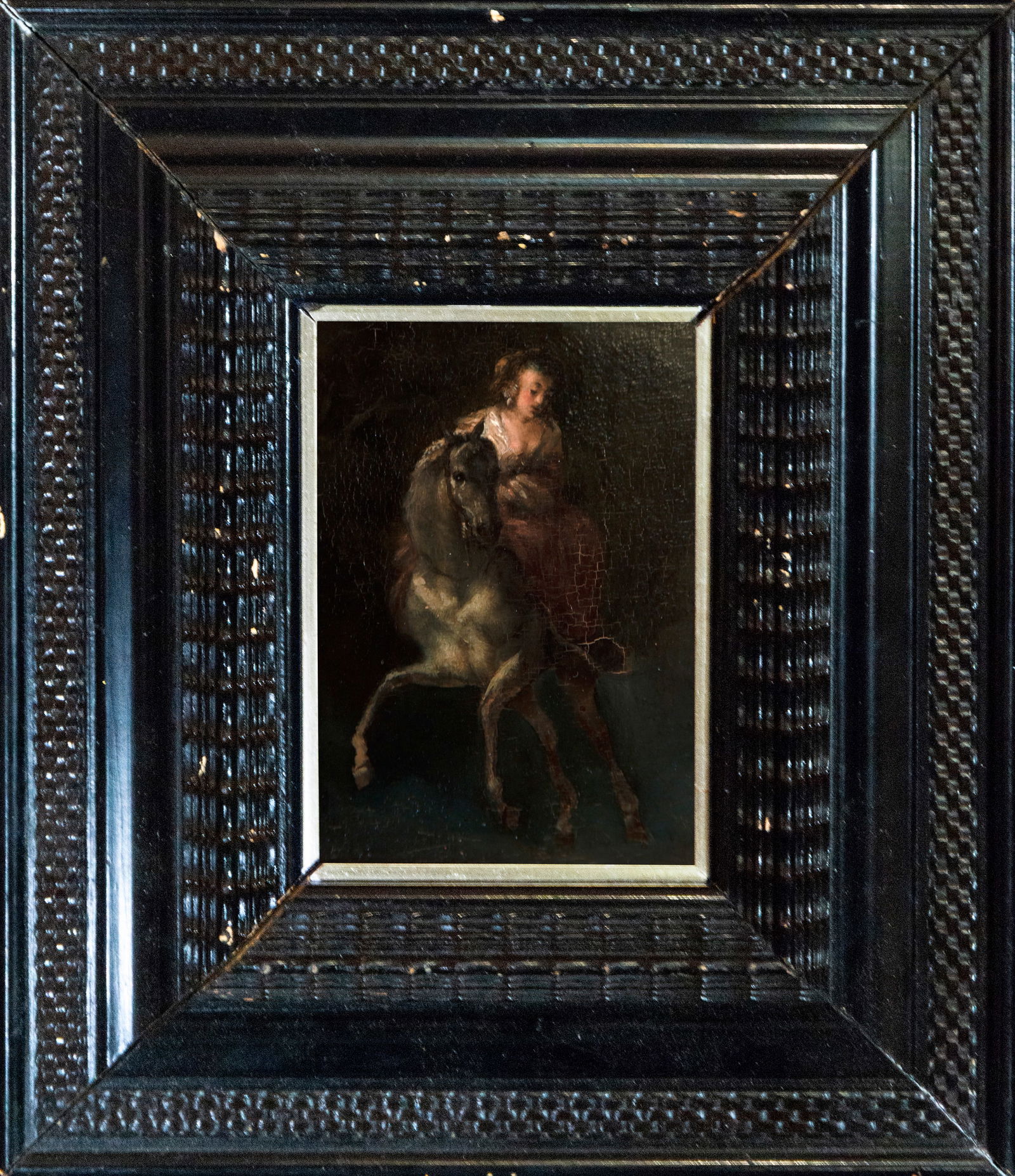 Side-saddle rider, European school, 19th century (1 of 3)