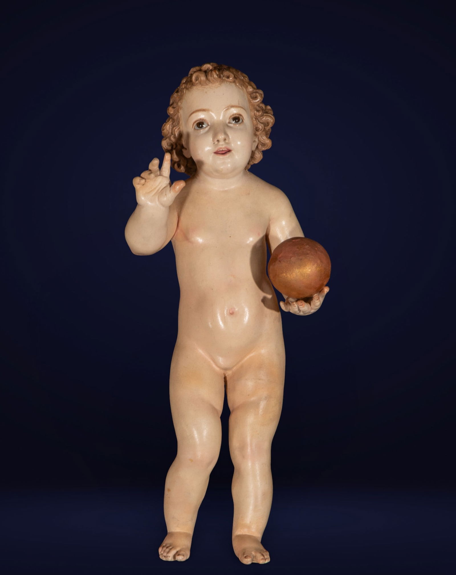 Jesus Savior of the World, Spanish or colonial school, 18th century (1 of 6)