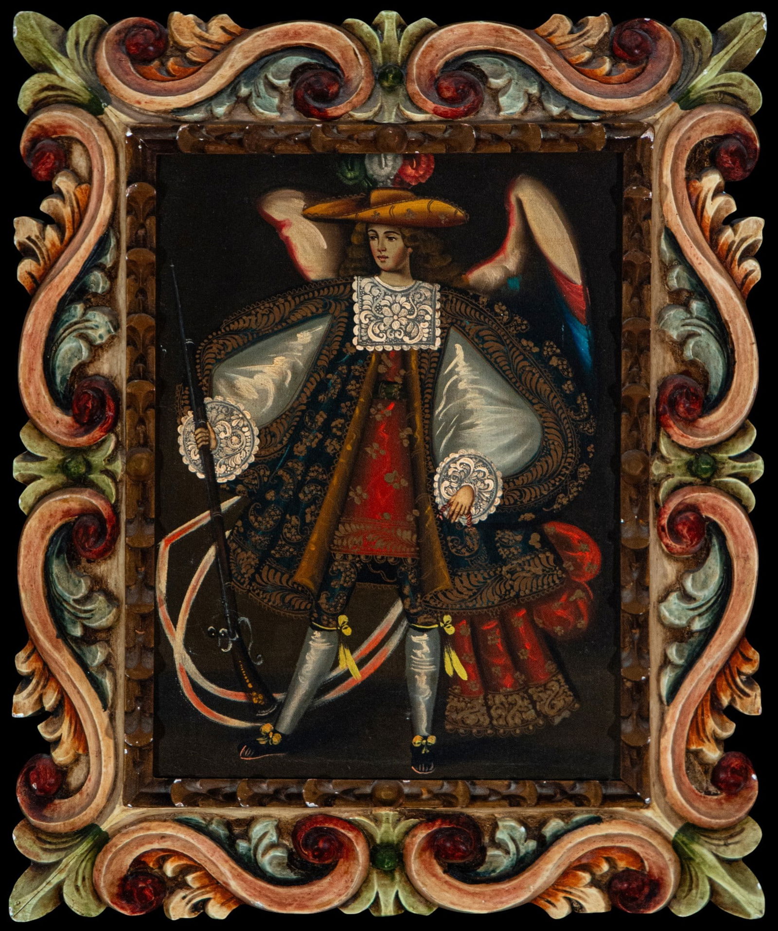 Archangel with arquebus, Cuzco School, 20th Century (1 of 3)