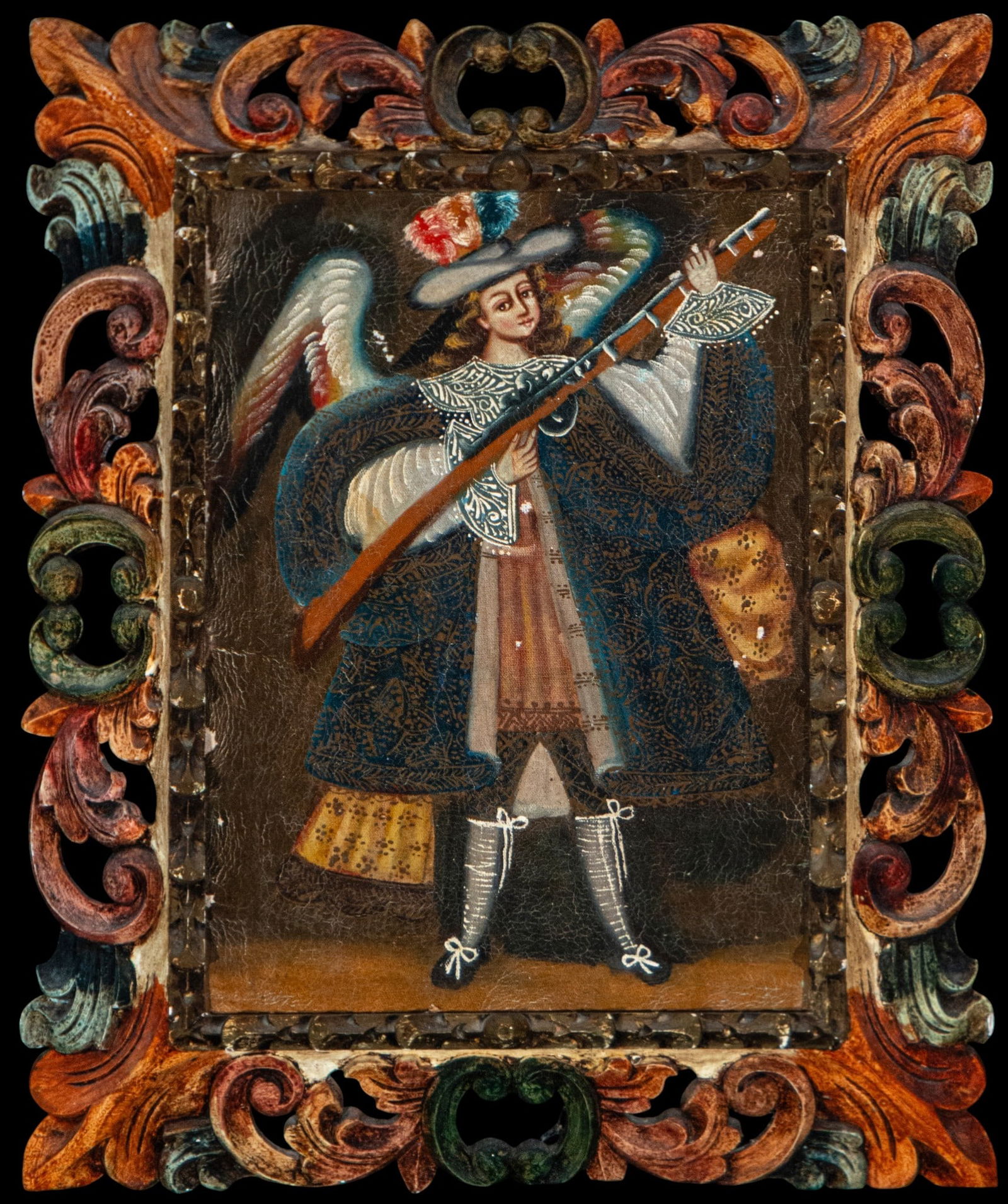 Archangel with arquebus, Cuzco School, 20th Century (1 of 5)