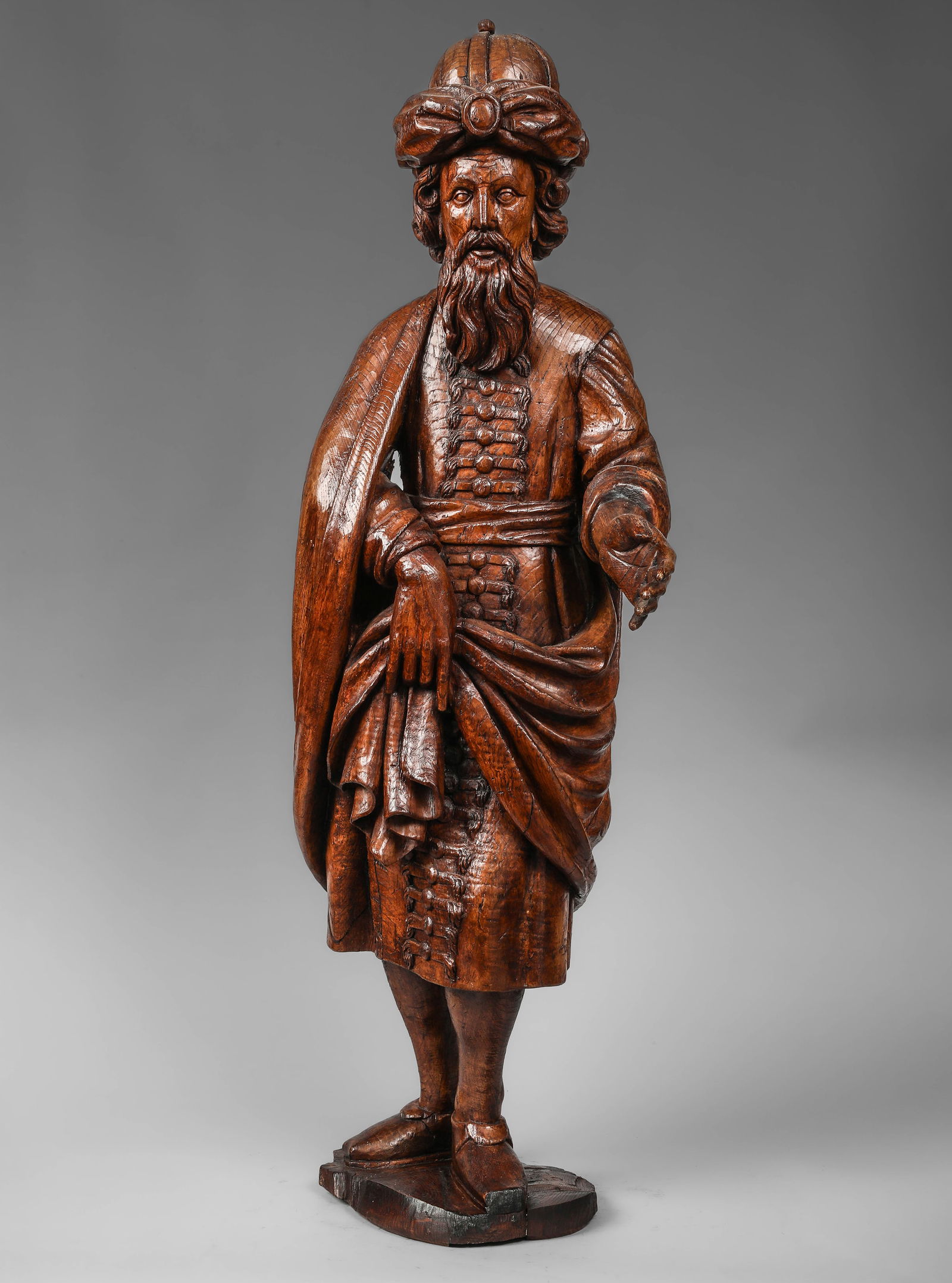 Large full-length figure of King Melchior. 16th century Germany (1 of 10)