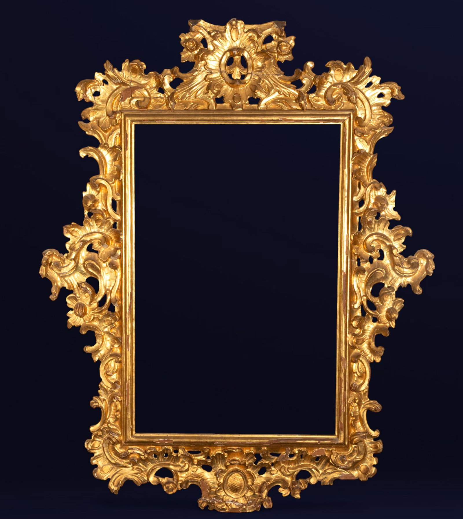 Important Venetian Baroque cornucopia frame, 18th century (1 of 9)