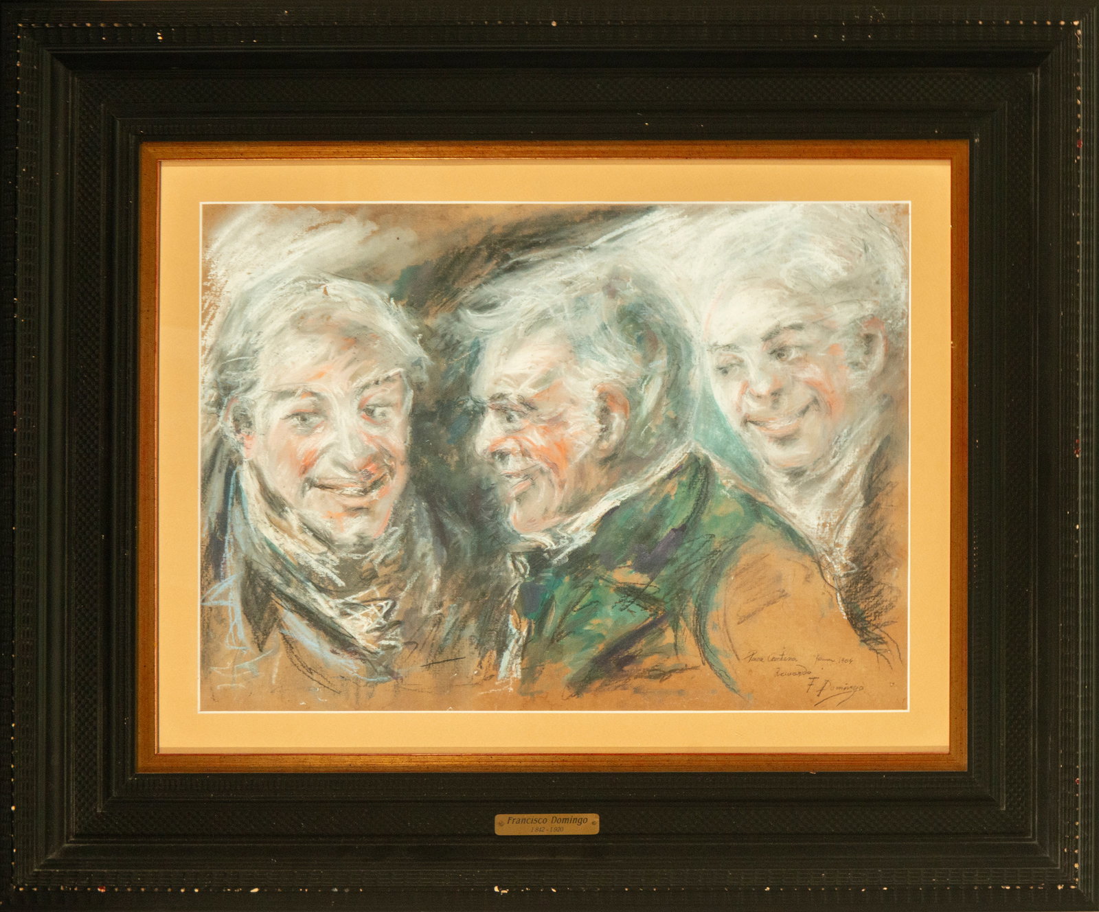 Scene (Francisco Domingo): Cake, Measurements : 46 x 61 cm.