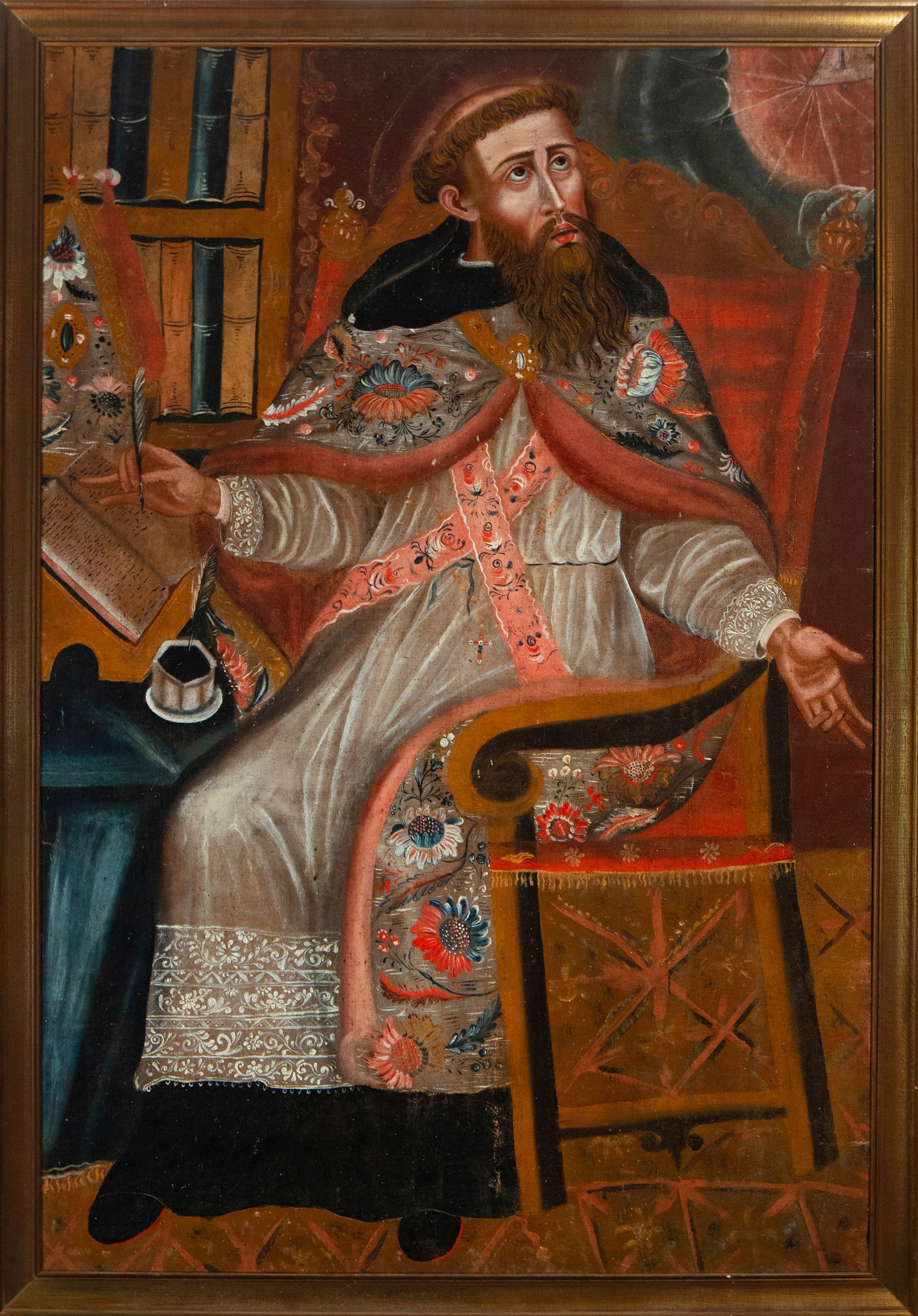 Caracas, Cuzco, 18th century - Oil on canvas: Measurements: 123 cm x 84 cm / 131 cm x 92 cm