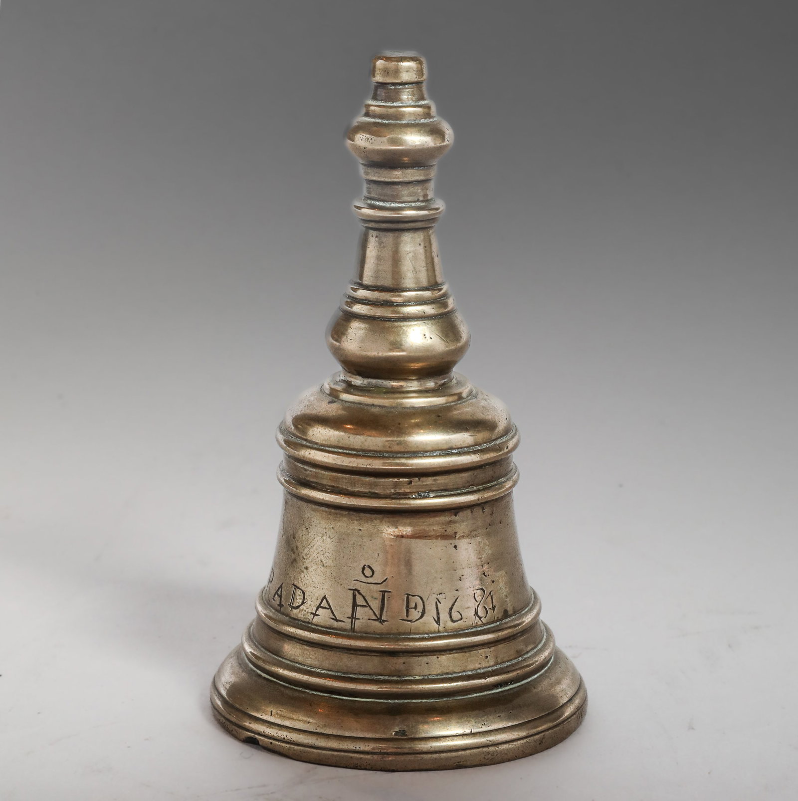 Bronze ecclesiastical bell. 17th century. (1 of 8)