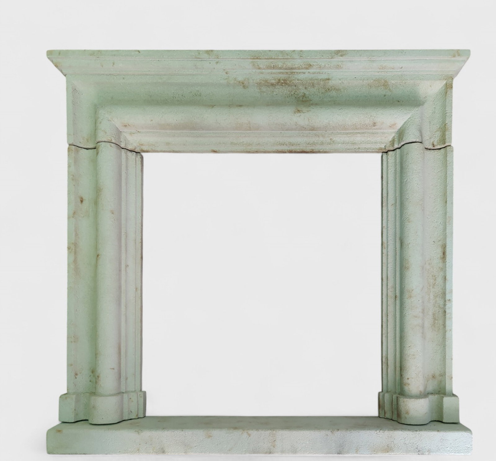 Elegant Venetian marble bedroom fireplace, Italy: Carved marble. Dimensions: 85 x 81 x 5 cm. Batch in international warehouse (within the EU). Intra-EU shipping: no import duties apply within the EU. An export permit from the country of origin may be