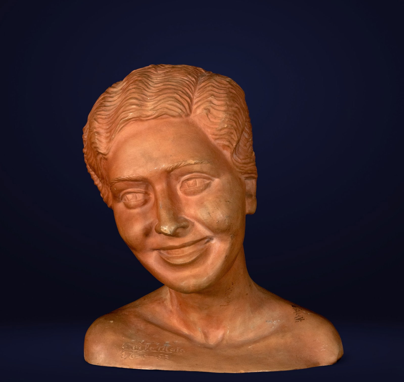 Terracotta Bust of a Lady, by de la Mata (1 of 8)